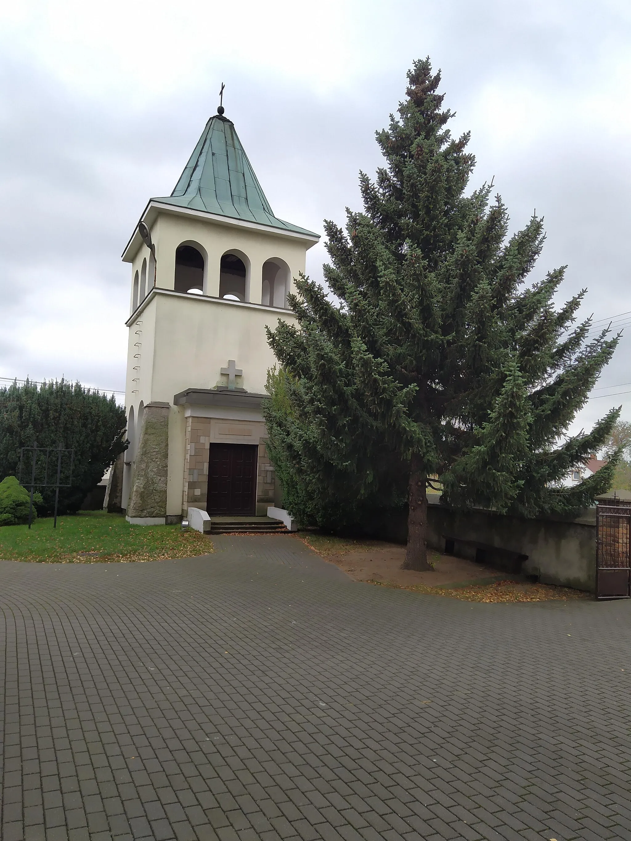 Photo showing: Kościół parafialny w Żelechowie - dzwonnica