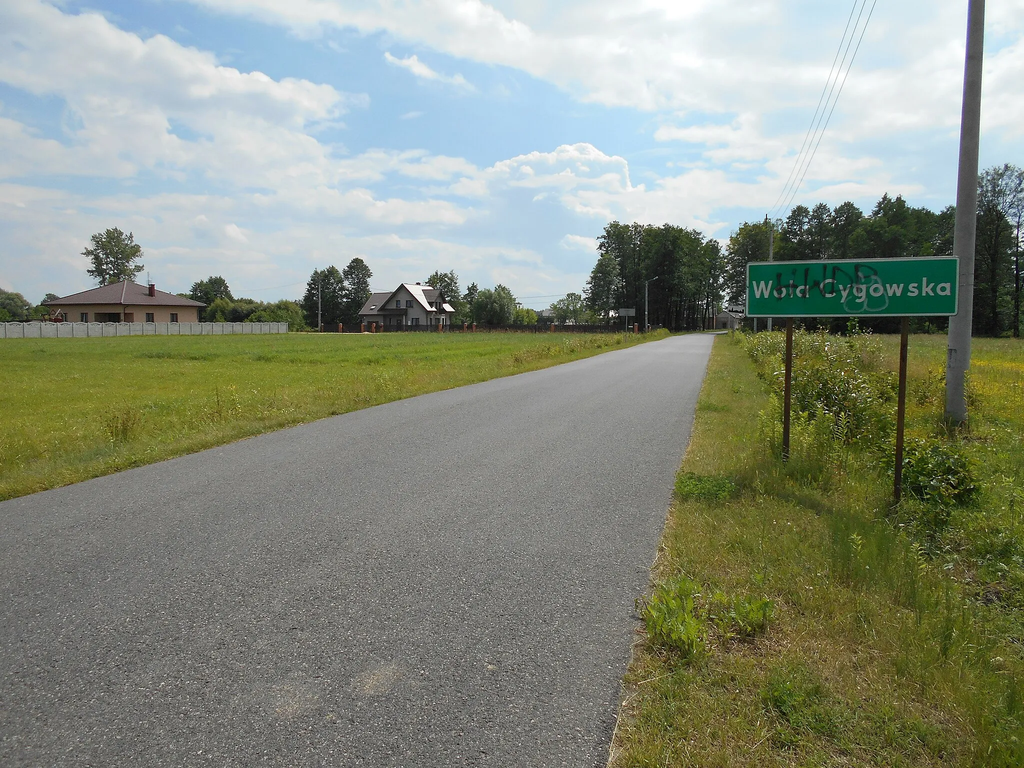 Photo showing: Miejscowość w gminie Poświętne
