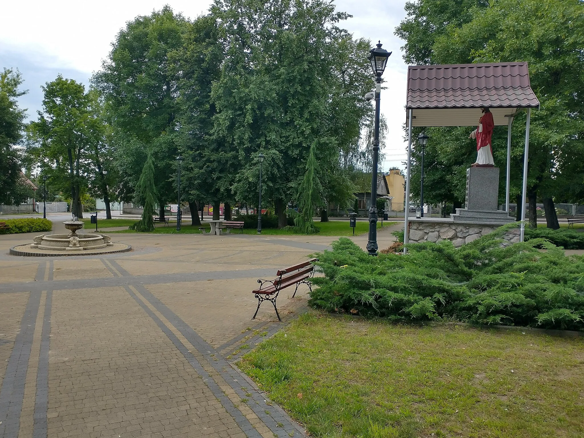 Photo showing: Rynek w Mokobodach.