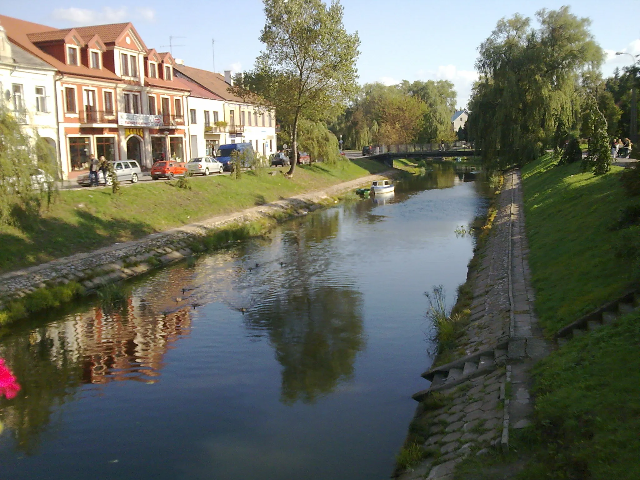 Photo showing: Kanał Miejski i zabudowa przy ul. Staszica