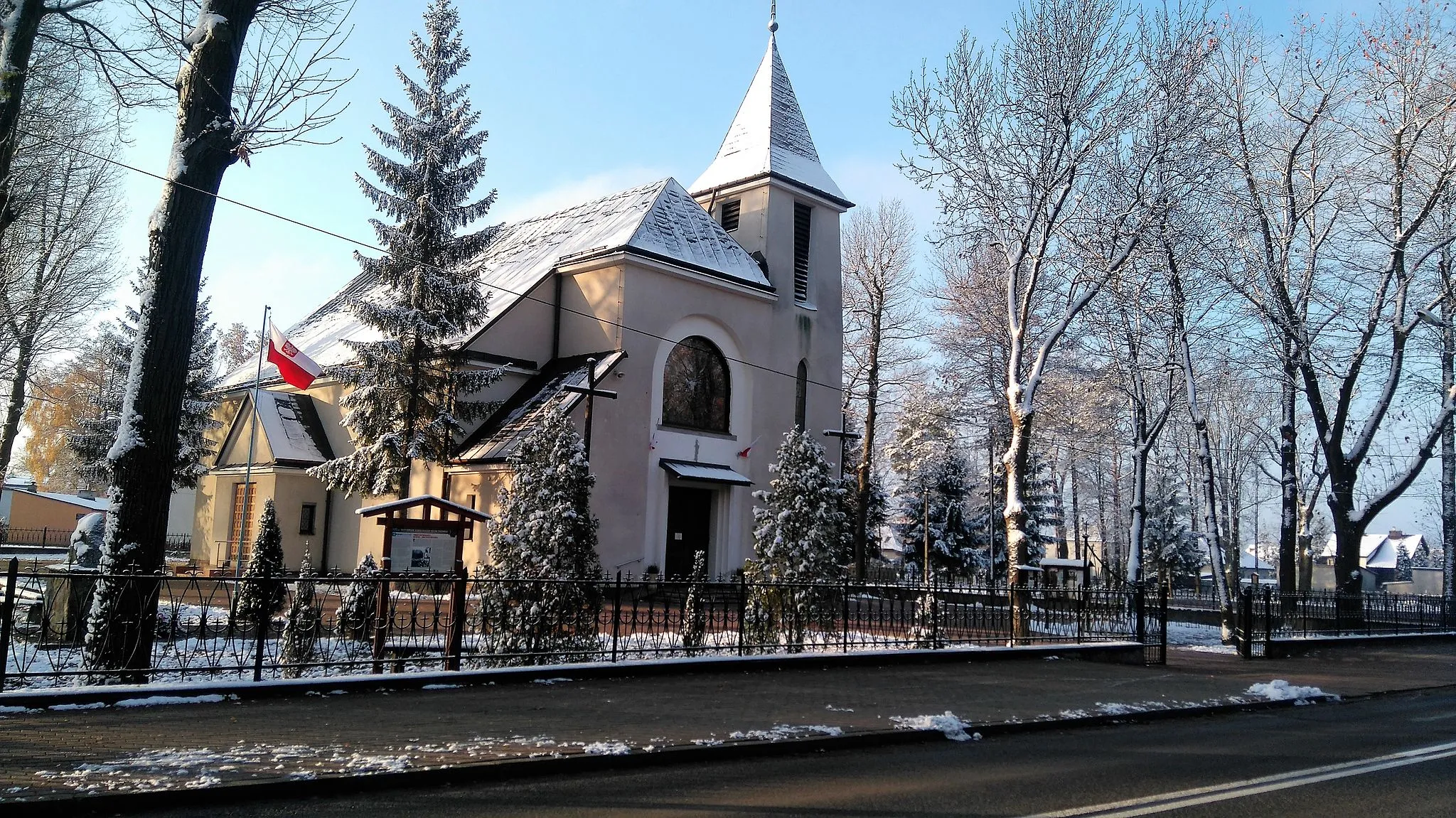 Photo showing: Celestynów, pl. Wyszyńskiego 3 - rzymskokatolicki kościół parafialny p.w. Wniebowzięcia Najświętszej Maryi Panny, 1930-1932.