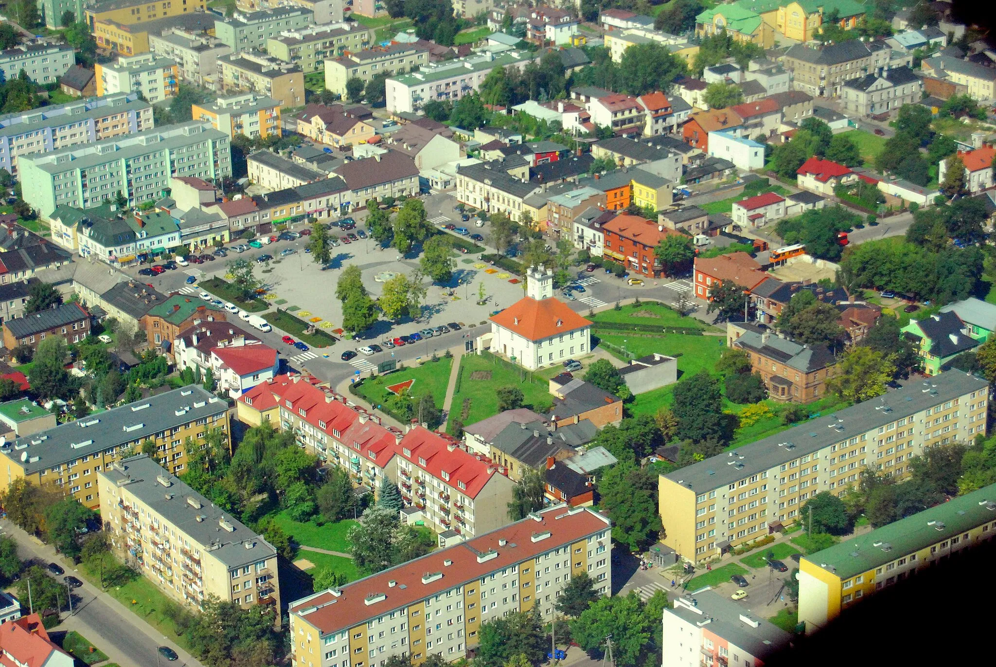 Photo showing: Centrum Błonia widziane z lotu ptaka