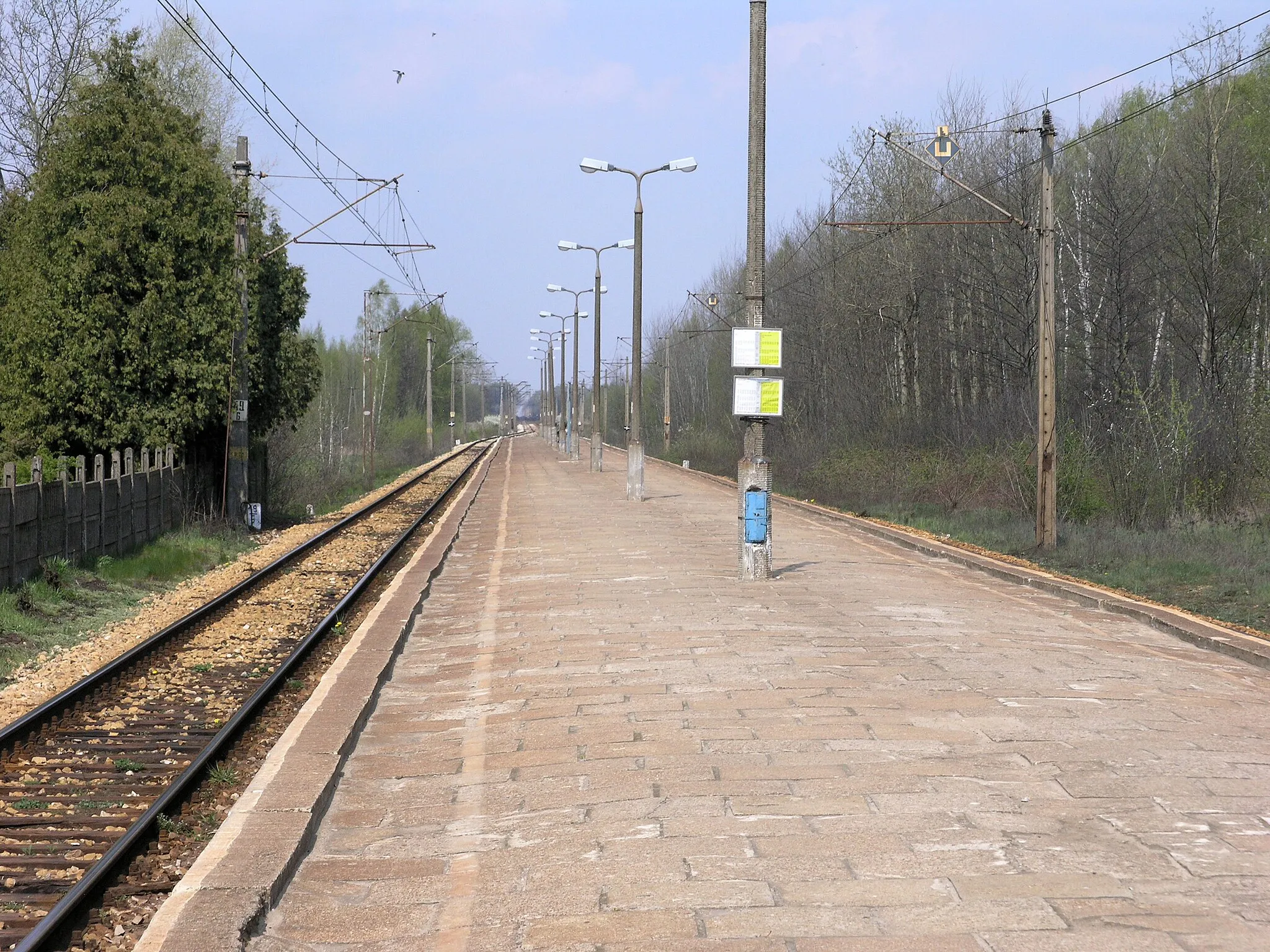 Photo showing: Train platform in Michalczew