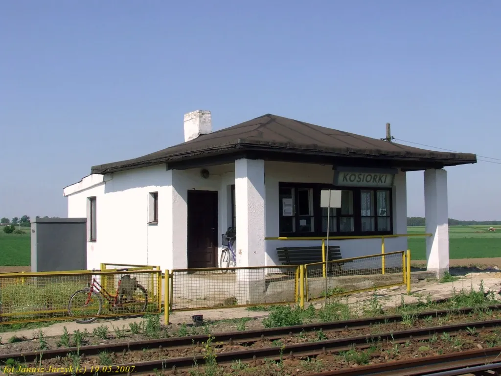 Photo showing: Train station Kosiorki.