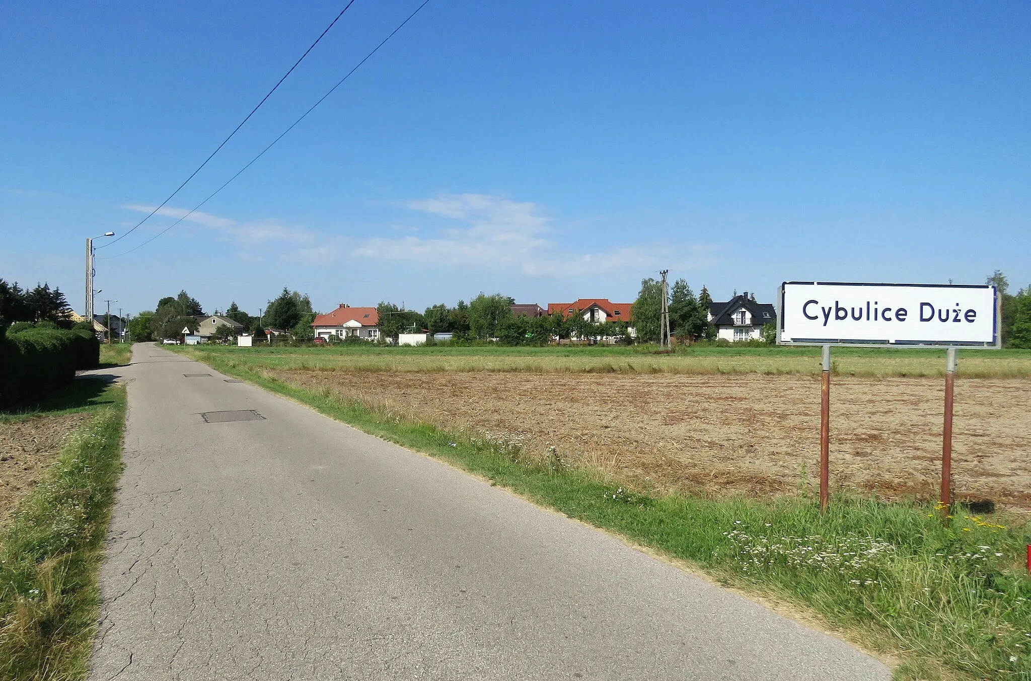 Photo showing: Cybulice Duże, ulica Spacerowa