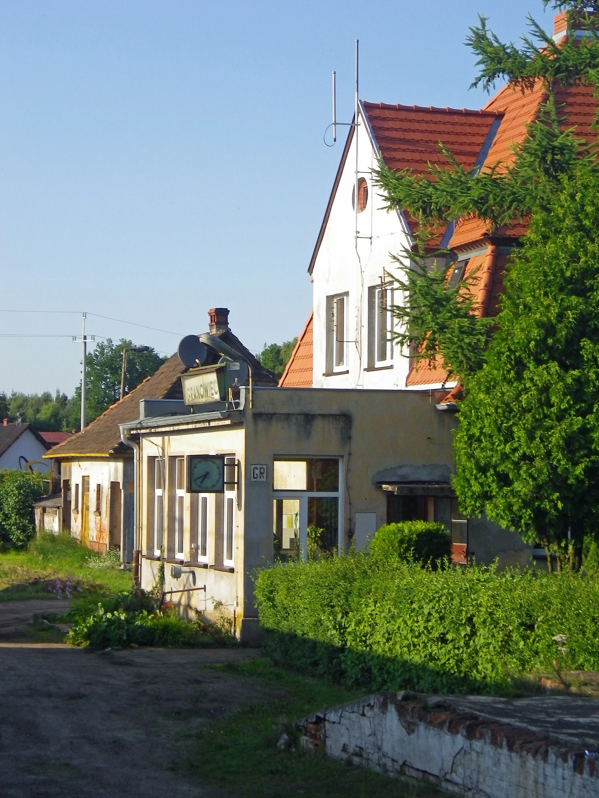 Photo showing: Train station in Granowiec (Greater Poland Voivodeship)