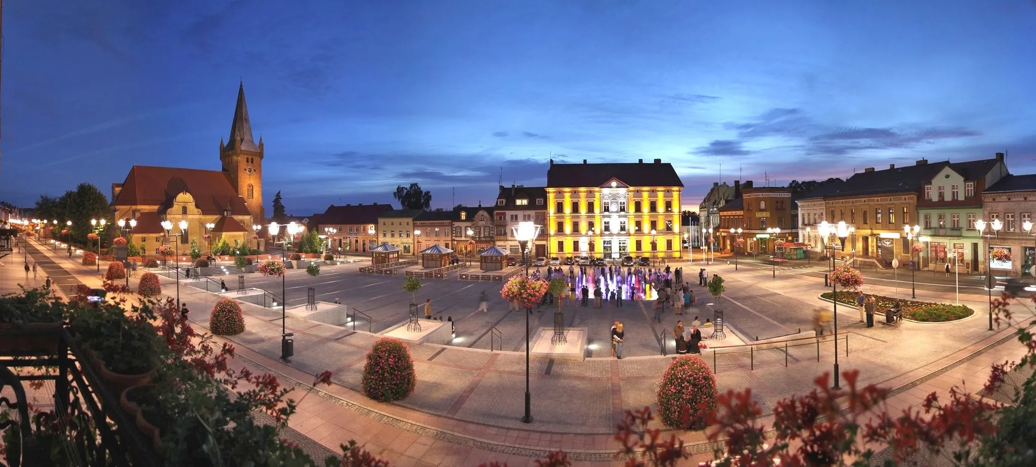 Photo showing: Market in Czarnków