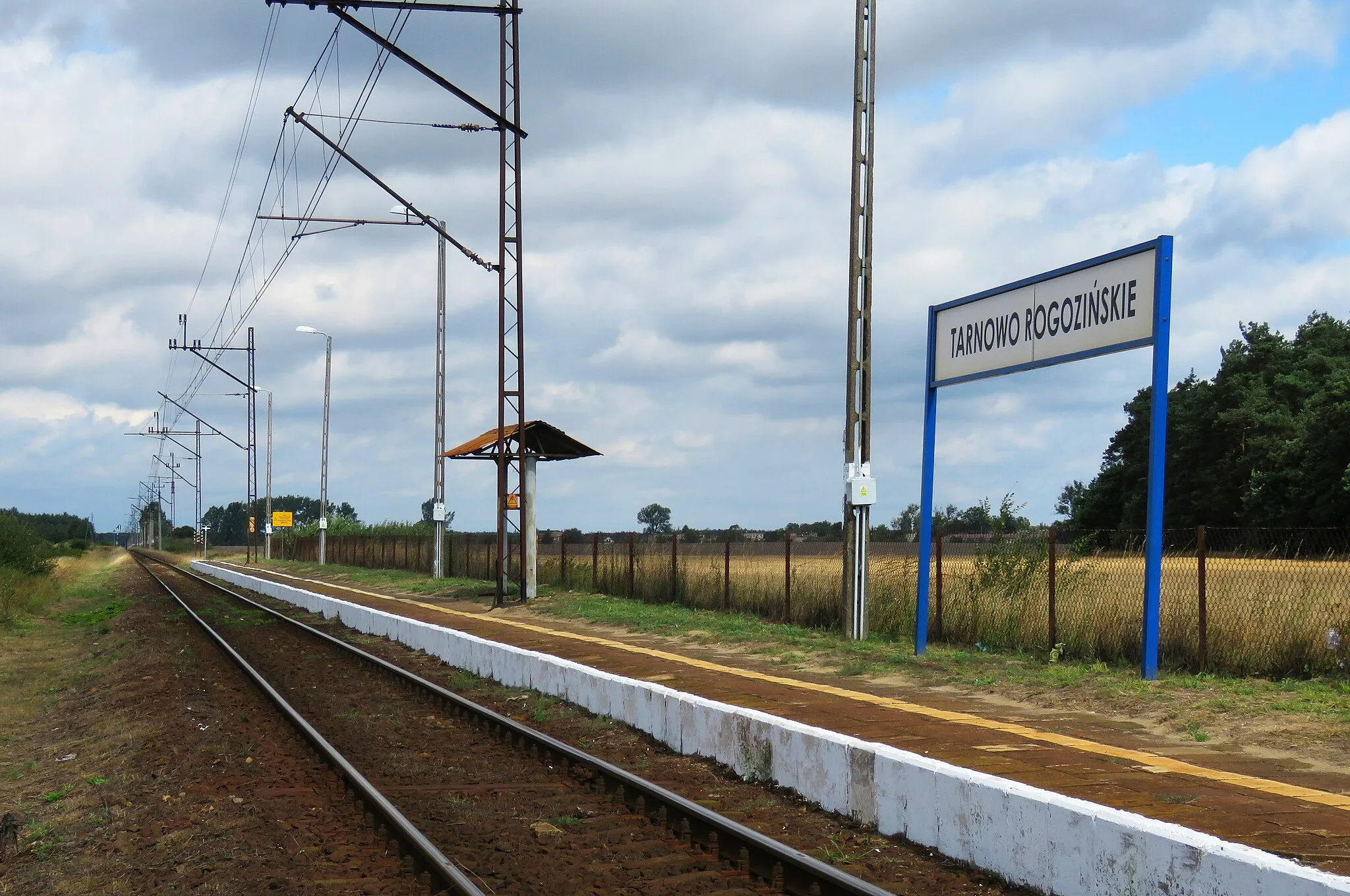 Photo showing: Przystanek kolejowy