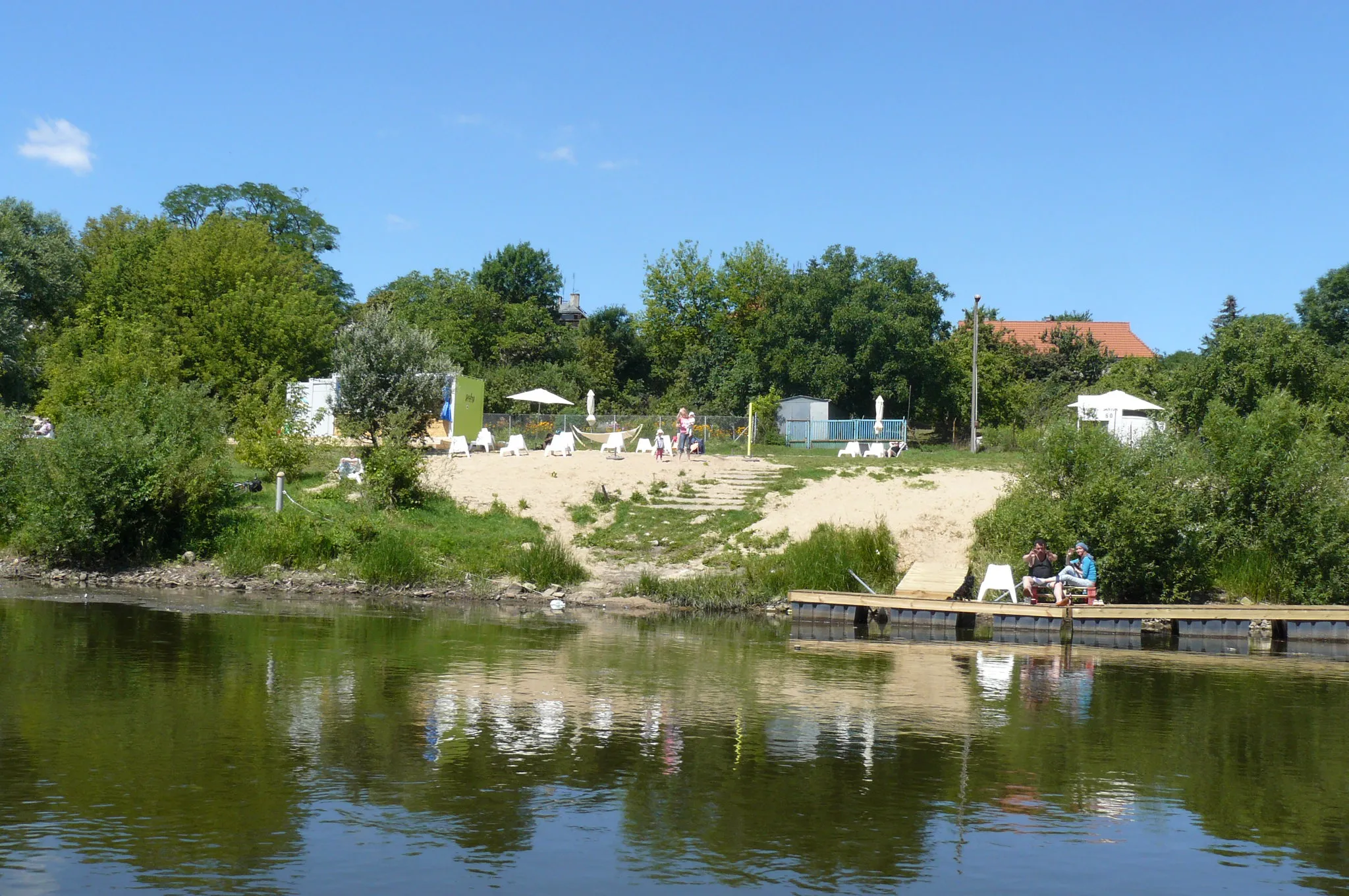 Photo showing: Plaża miejska na Szelągu w Poznaniu.