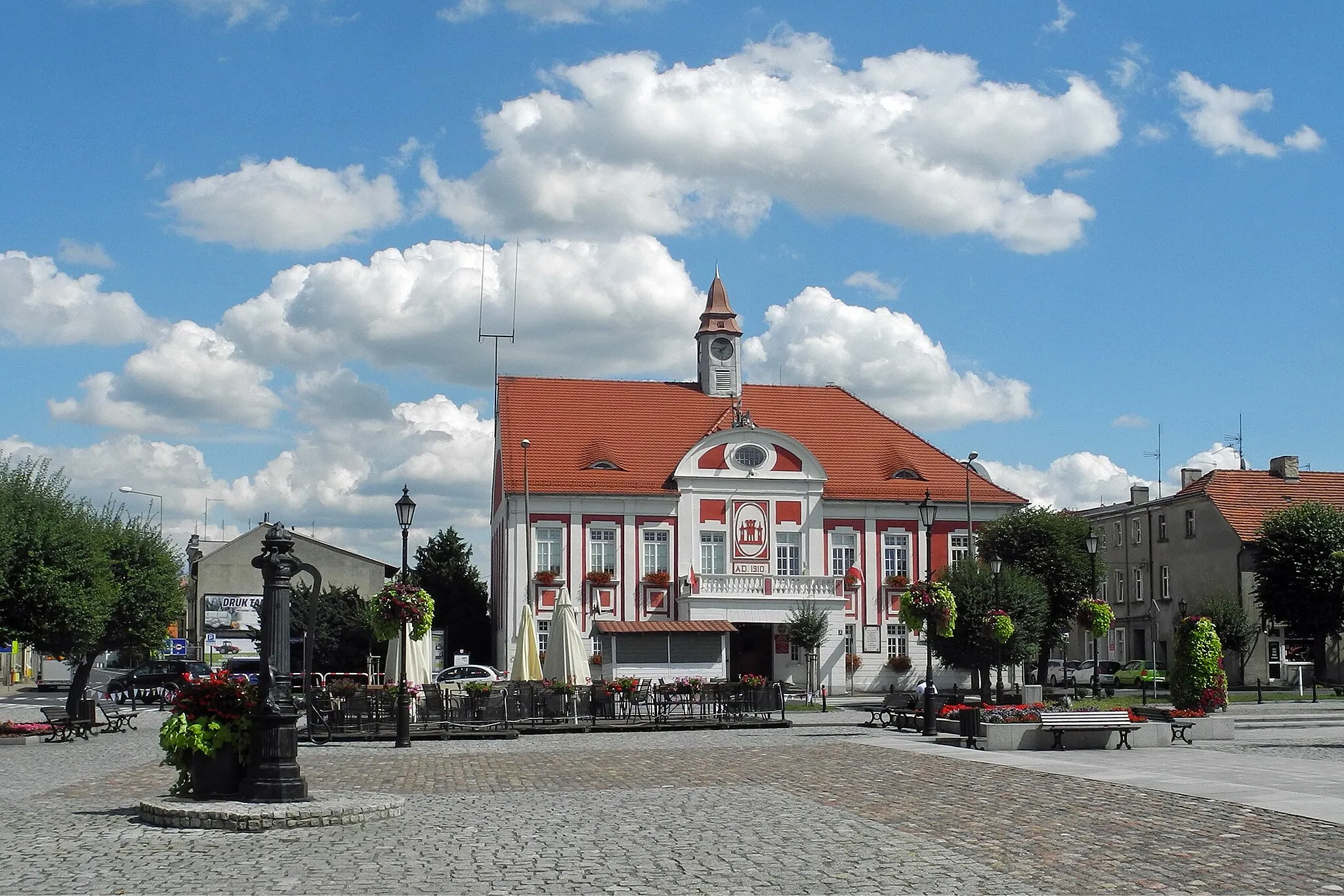 Photo showing: Rynek mit Rathaus in Gostyń