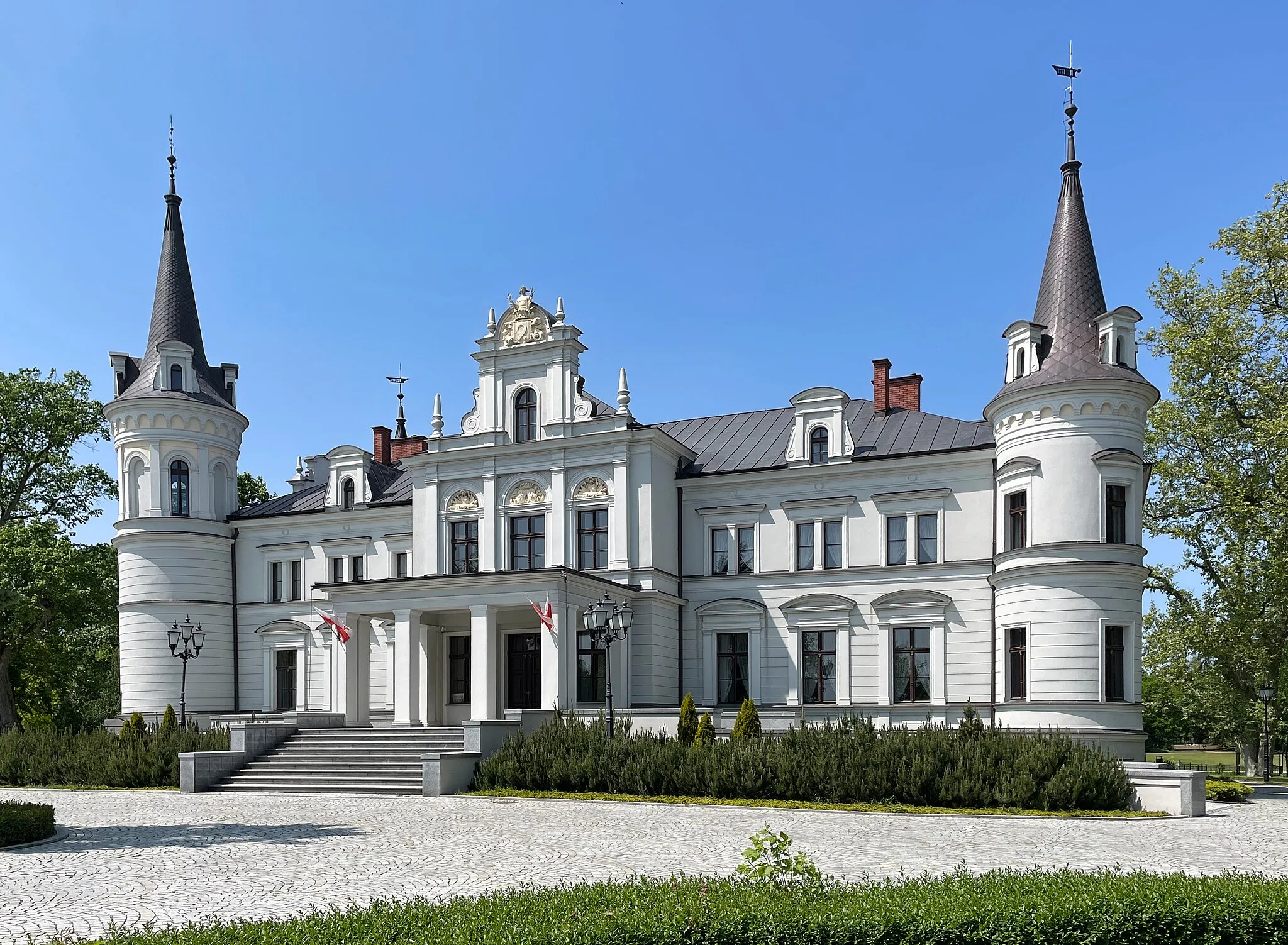 Photo showing: Pałac w Tarcach w 2023r, zabytek nr 1390/A