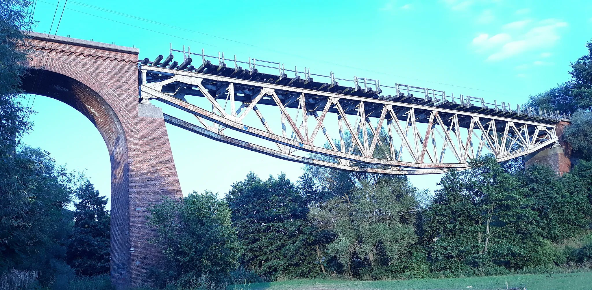 Photo showing: Most kolejowy w Chrzypsku Małym