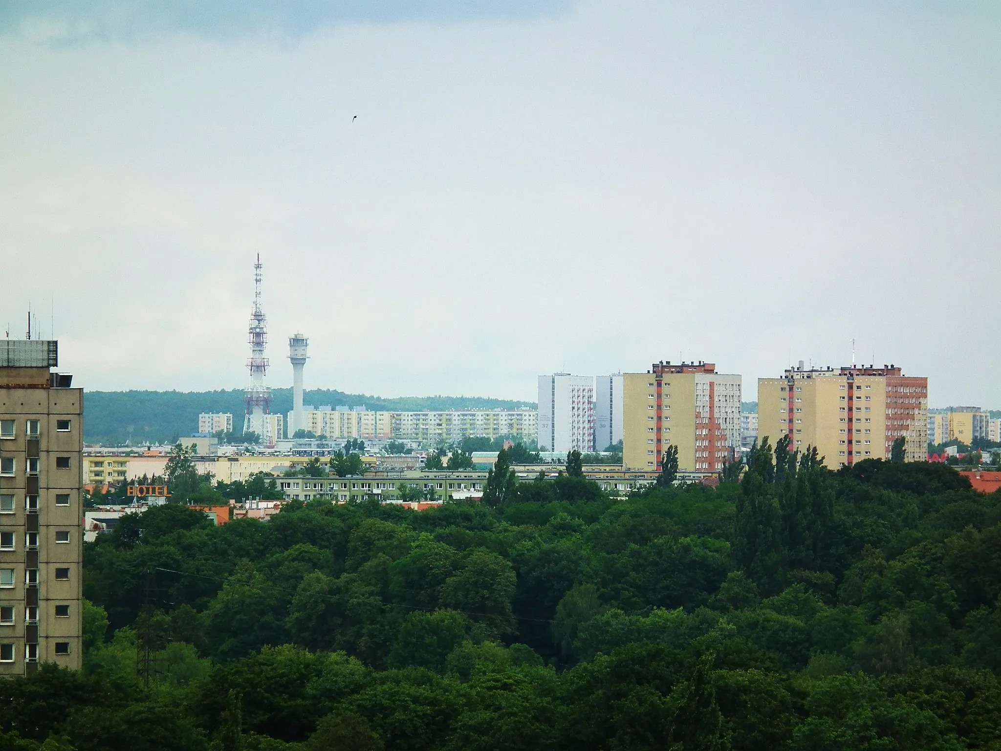 Photo showing: Widok z wieży Zamku Królewskiego w Poznaniu.