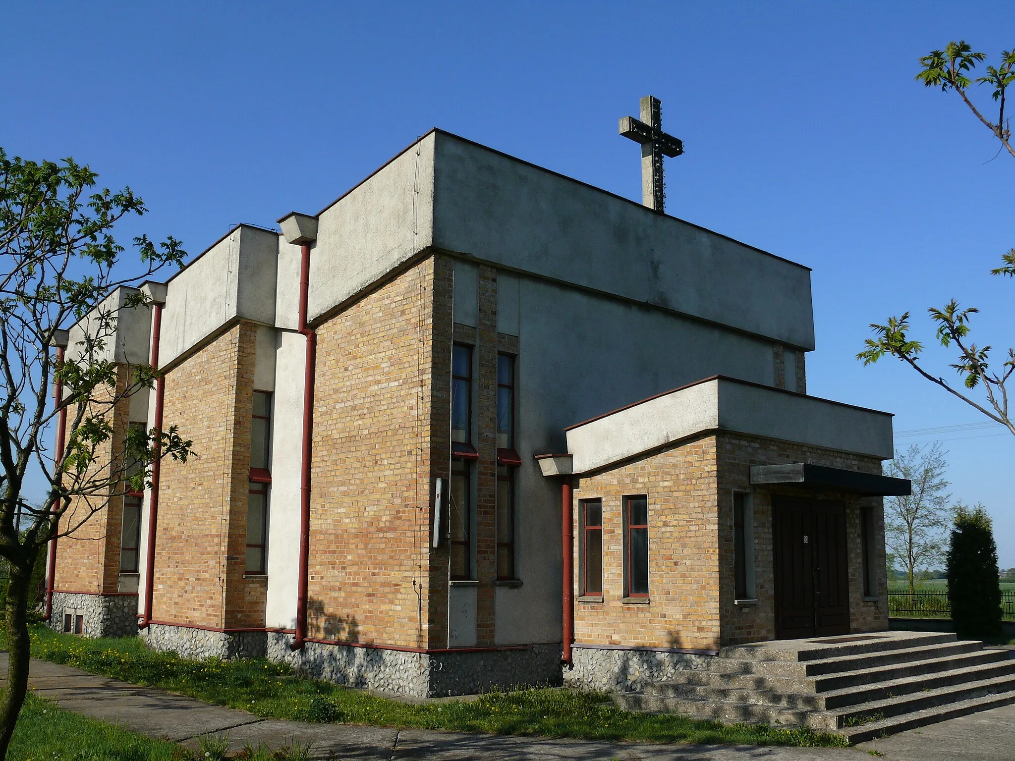 Photo showing: Kościół filialny parafii św.Jakuba we Wrzący Wielkiej w Kiełczewie Smużnym Pierwszym