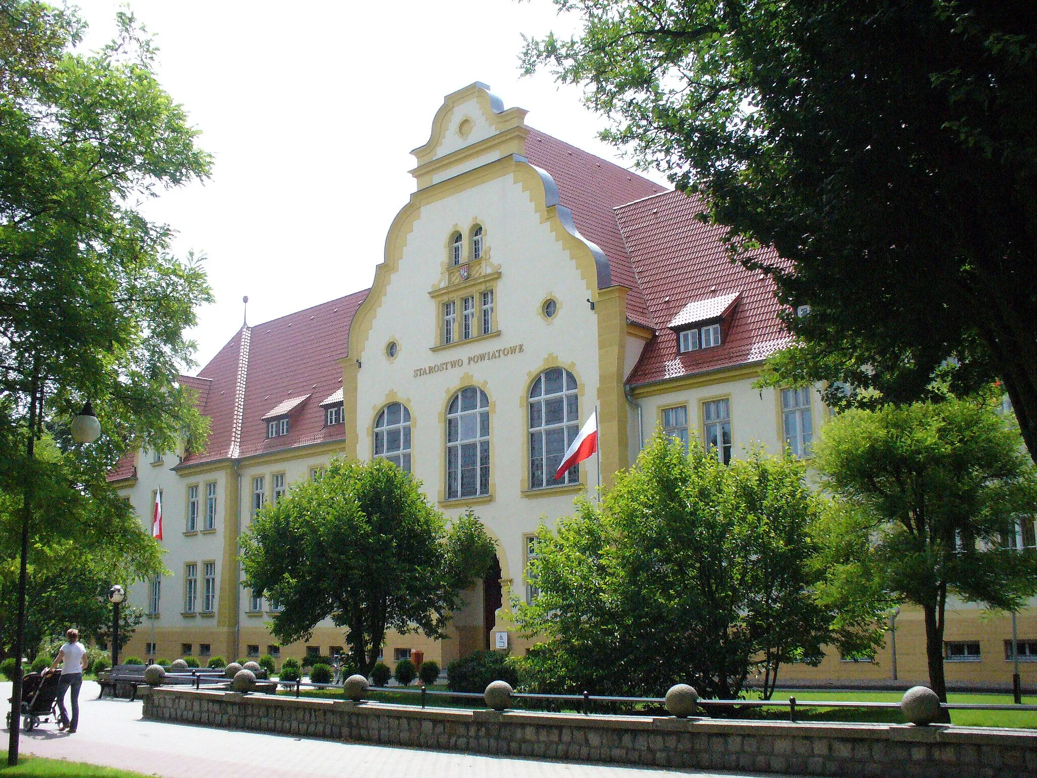 Photo showing: budynek Starostwa Powiatowego