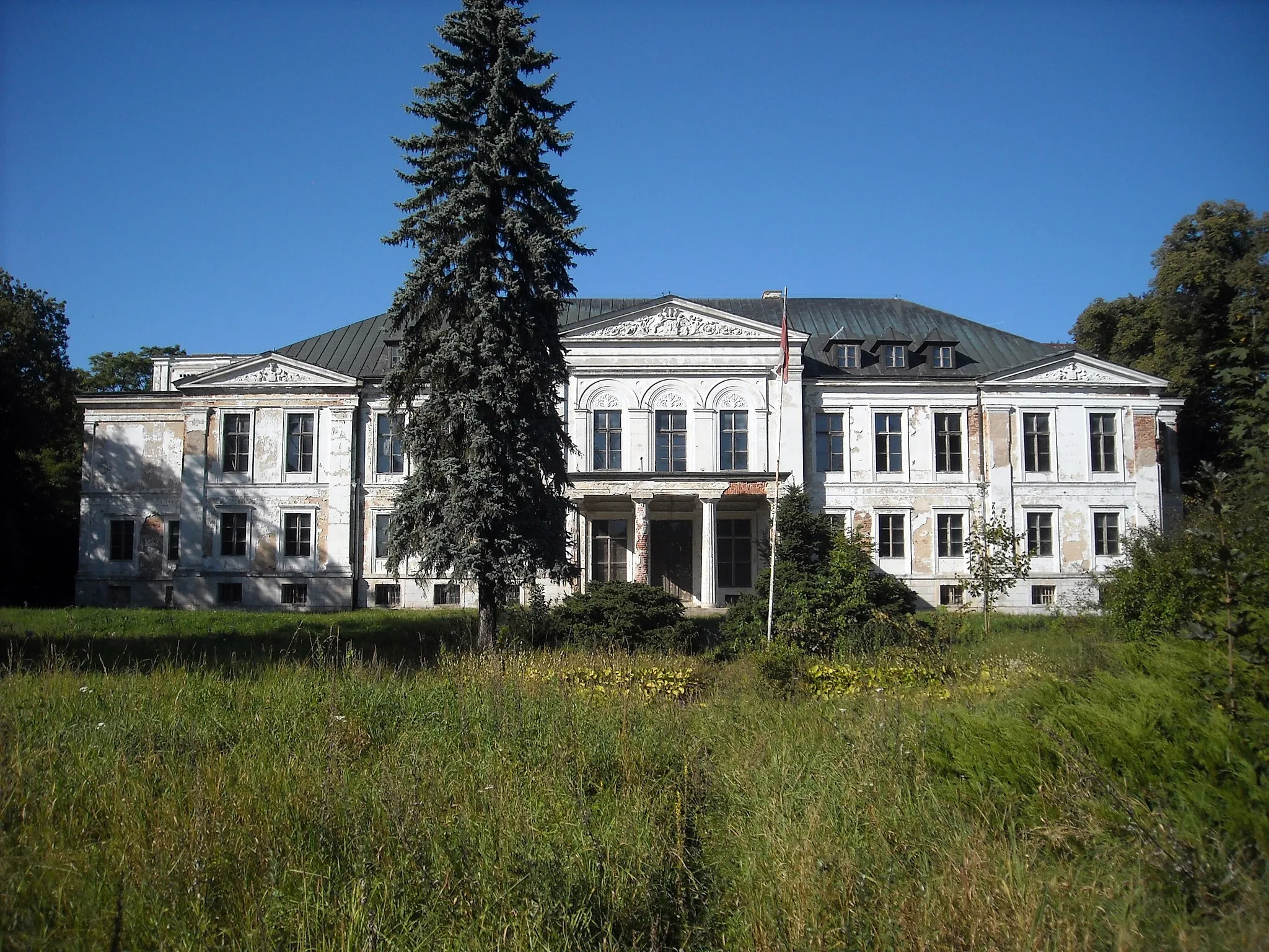 Photo showing: Samostrzel, pałac, XVIII, 1825, ok. 1880