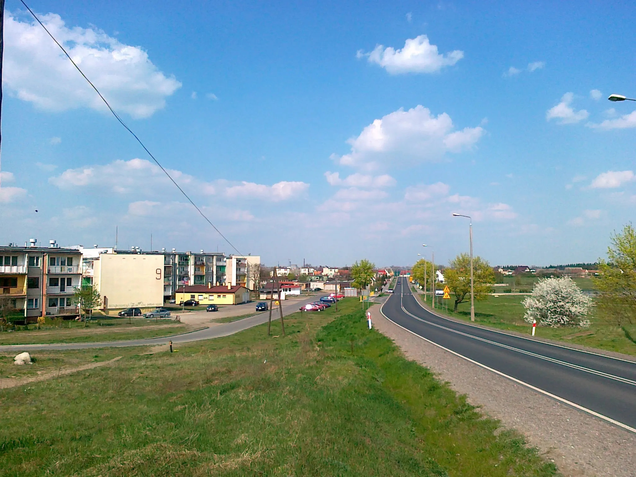 Photo showing: Ulica Kcyńska we wsi Paterek