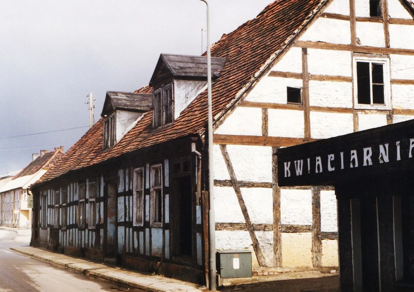 Photo showing: Łobżenica w 1994r.