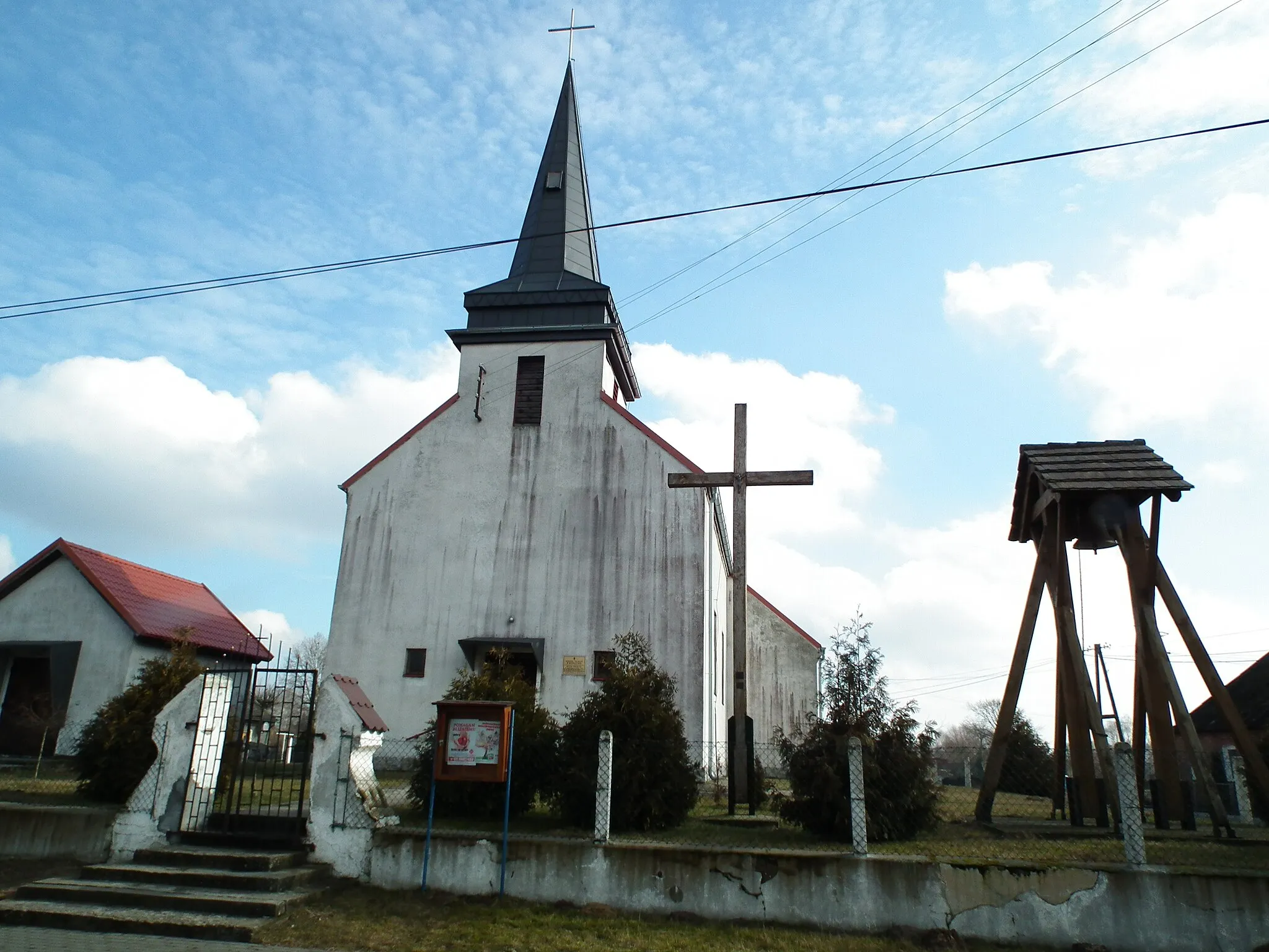 Photo showing: Kościół Wniebowzięcia NMP w Borucinie.