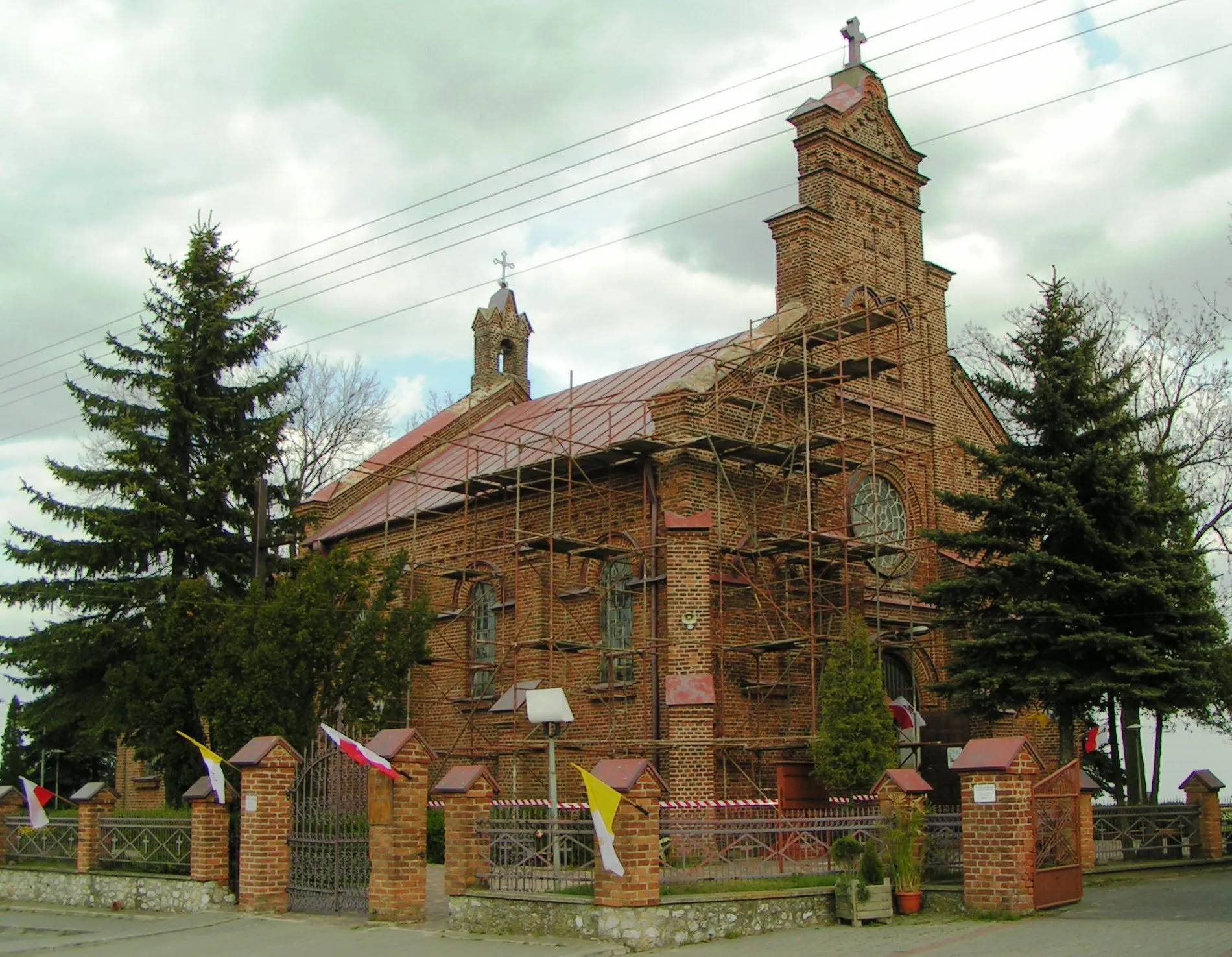 Photo showing: Neogotycki kościół Świętego Jakuba we Wrzący Wielkiej.