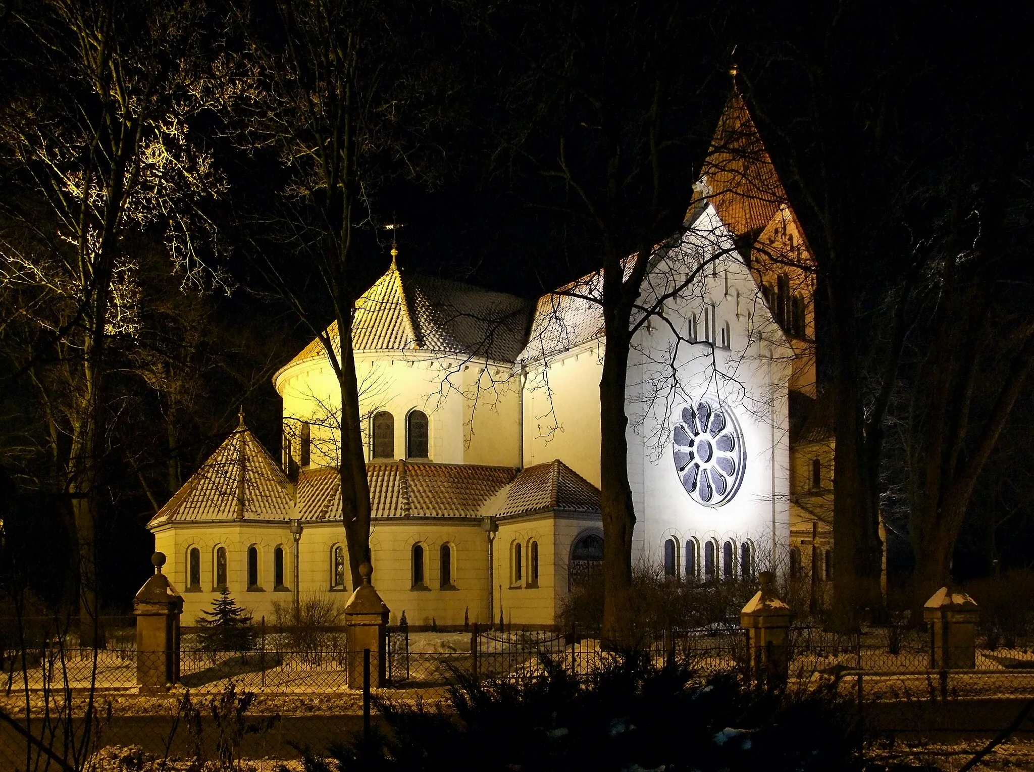 Photo showing: Wiry, parish church (St. Florian)