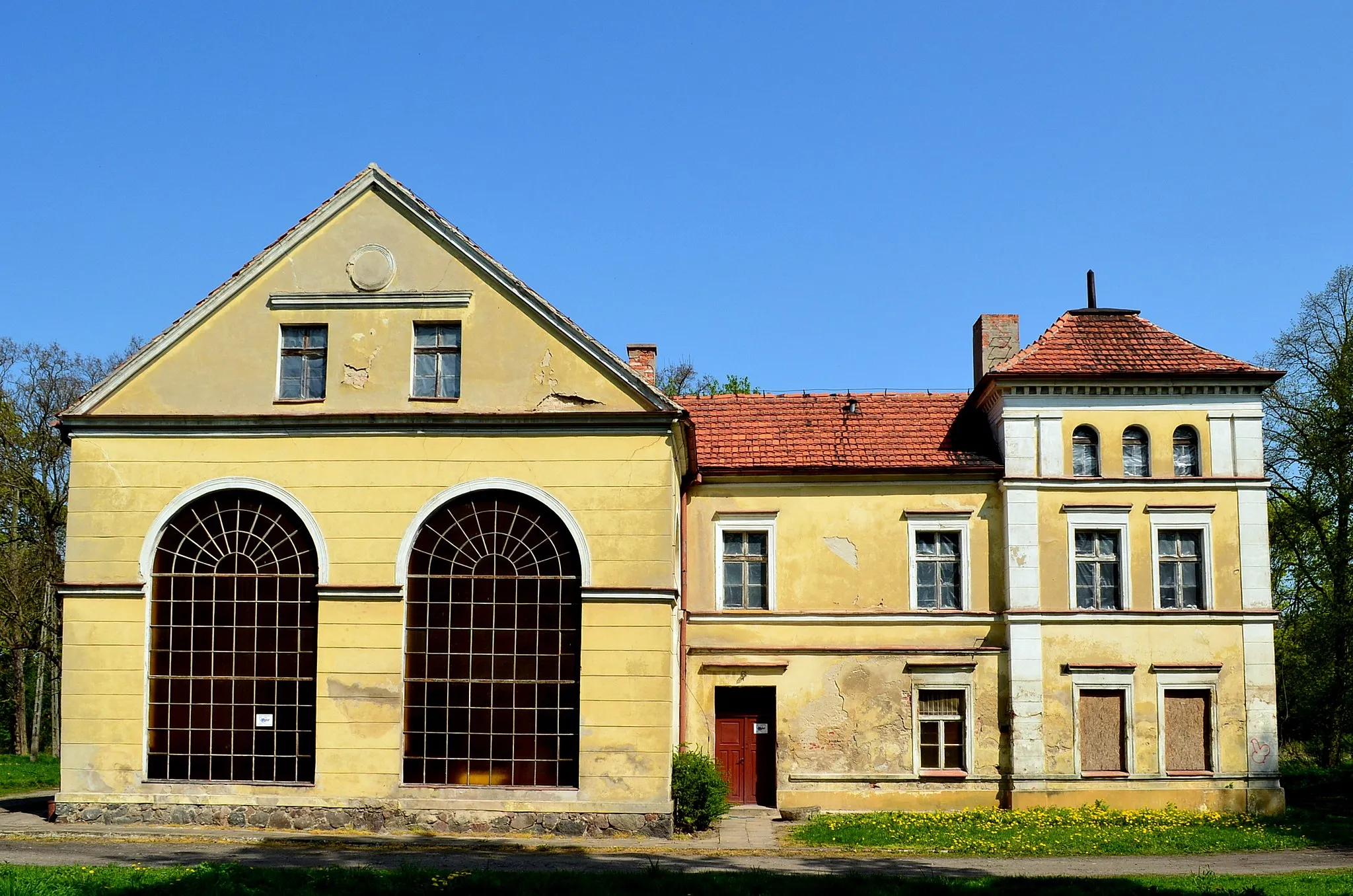 Photo showing: Więckowice, ul. Jeziorna - dwór, XVIII, XIX