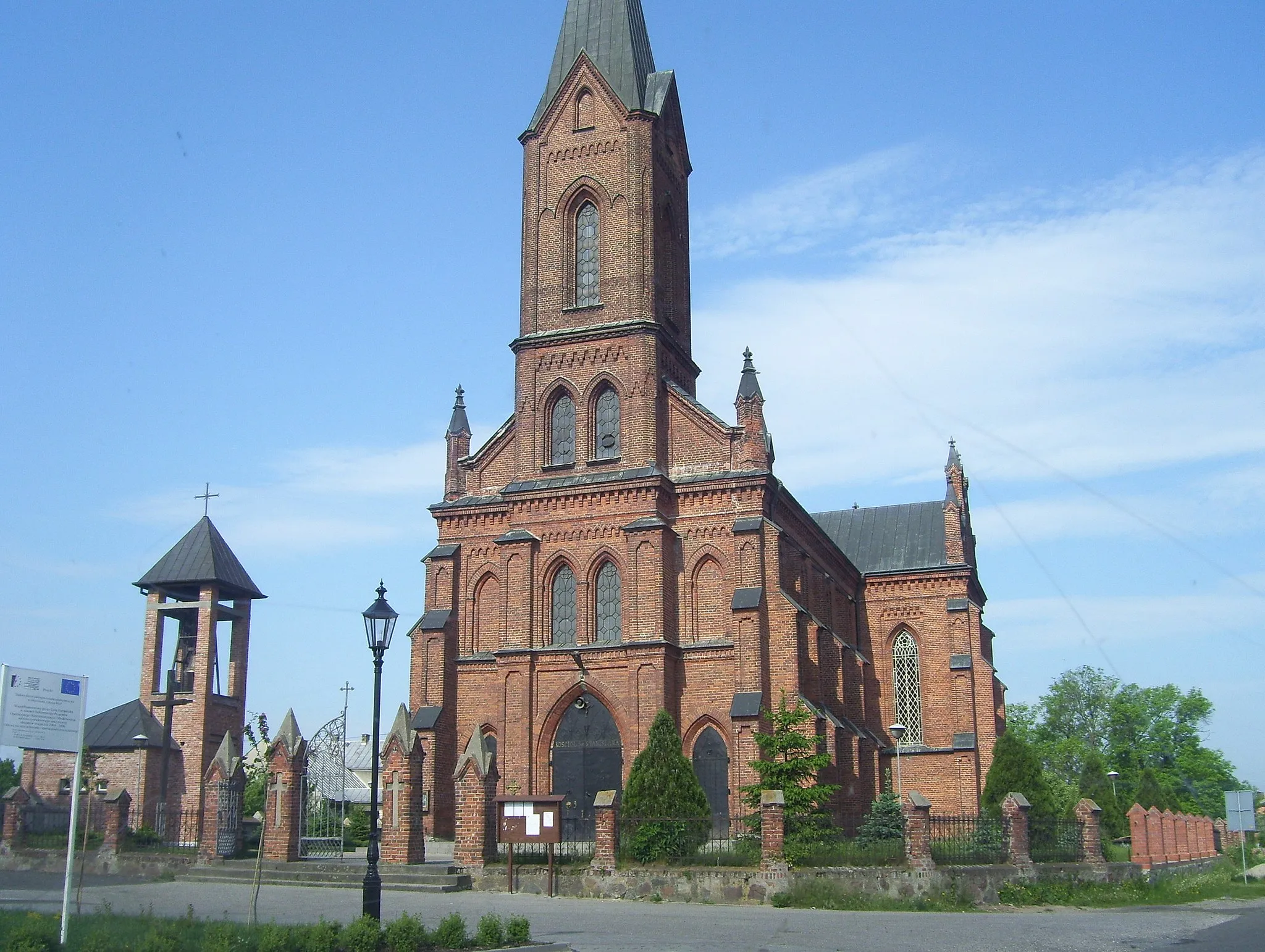Photo showing: Church in Trąbczyn, Poland