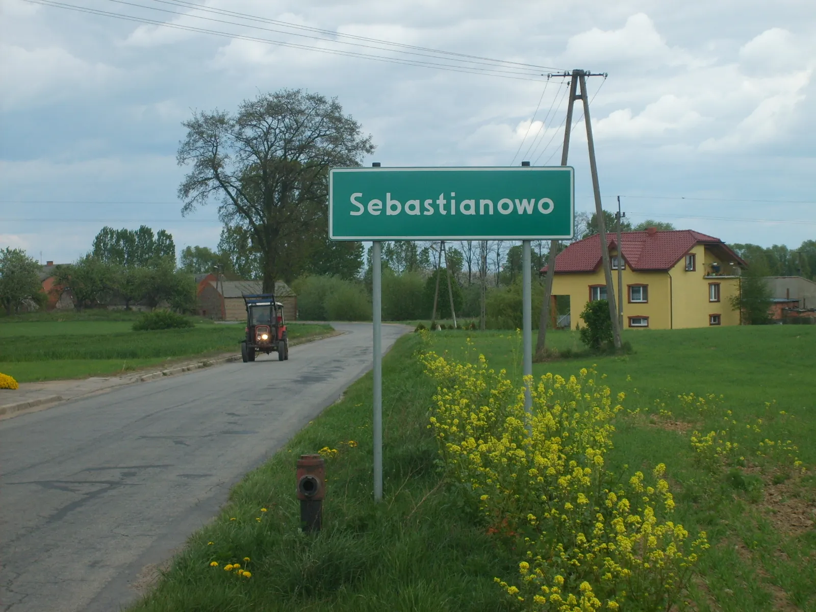 Photo showing: Village Sebastianowo in Poland, in Greater Poland Voivodeship