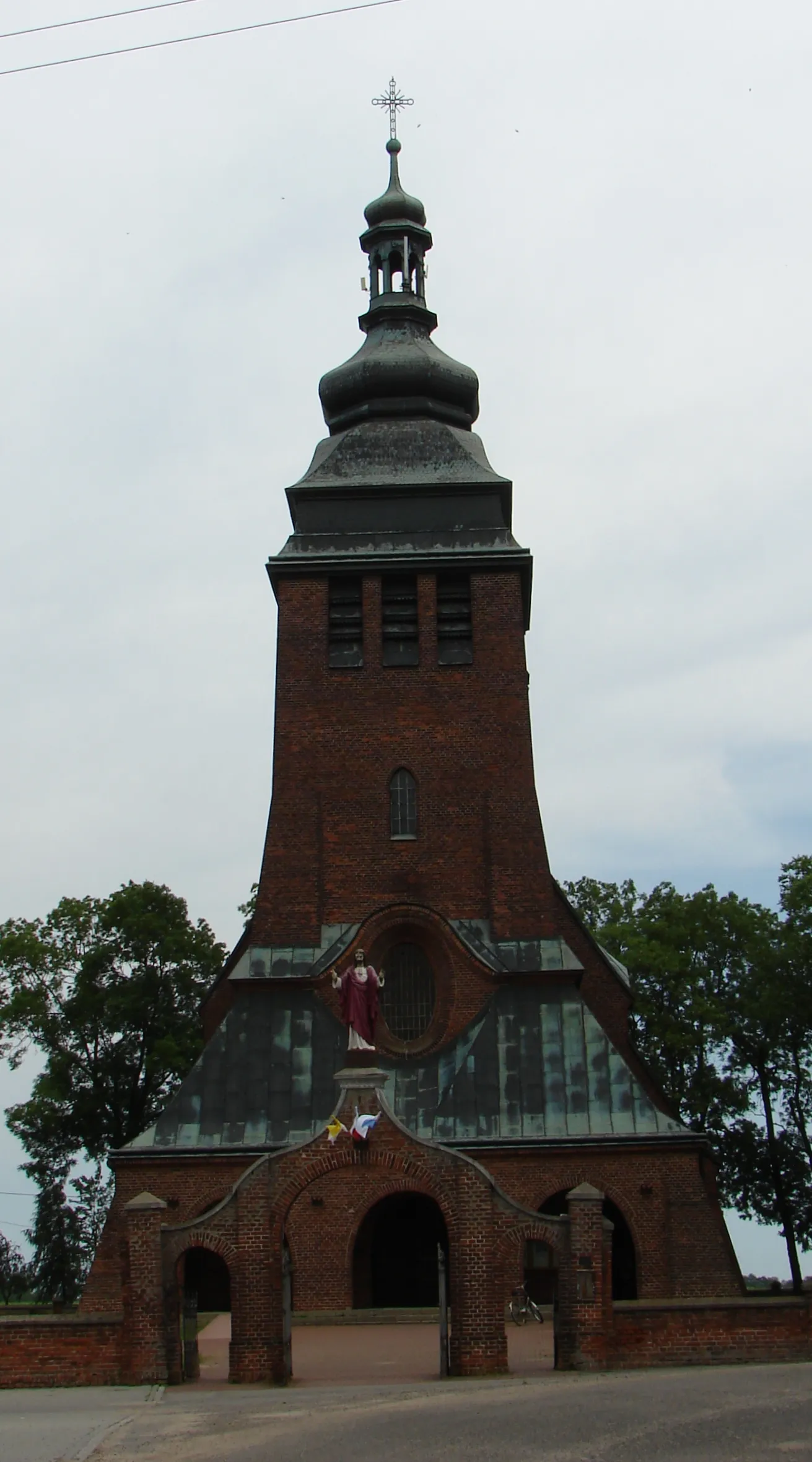 Photo showing: Mąkoszyn, Greater Poland Voivodeship. Parish church.