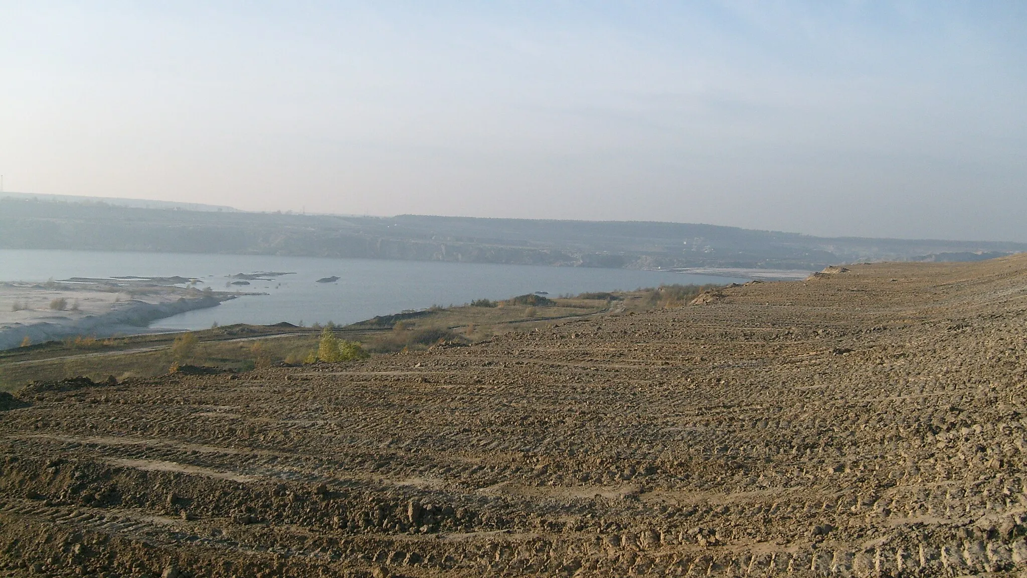 Photo showing: Open pit mining in Lubstów