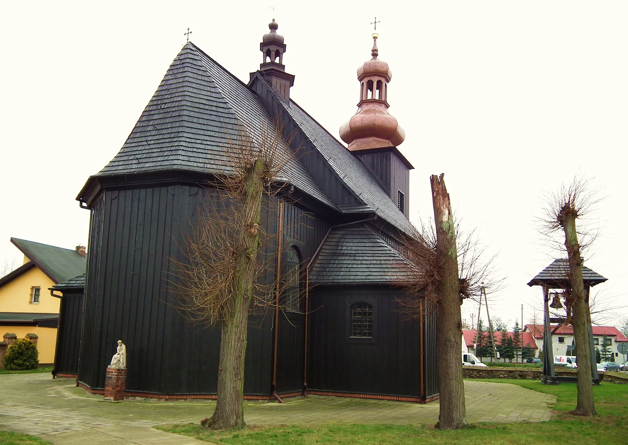 Photo showing: Kościół św. Jadwigi w Siekierkach Wlk.