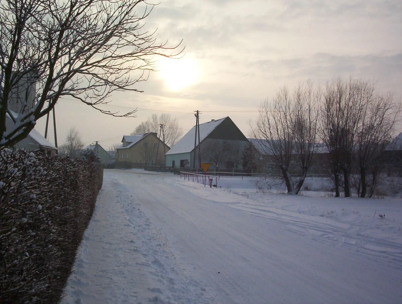Photo showing: Kluczewo zimą