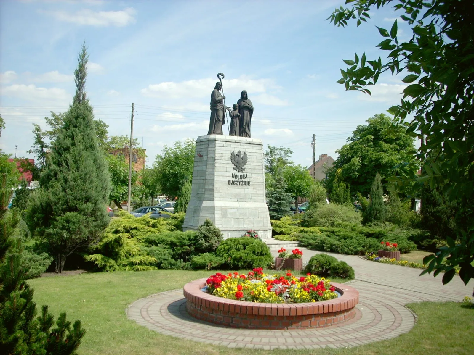 Photo showing: Historic monument for a regaining independence in Slesin.