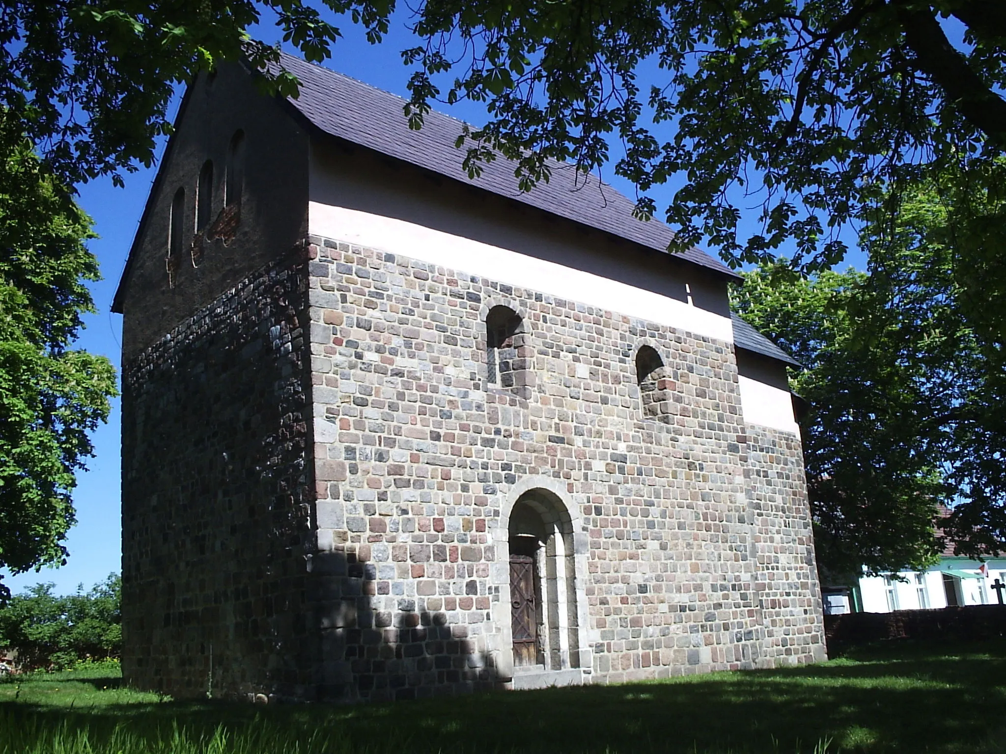 Photo showing: Church of St. Nicholas and Holly Virgin Mary in Giecz, Poland