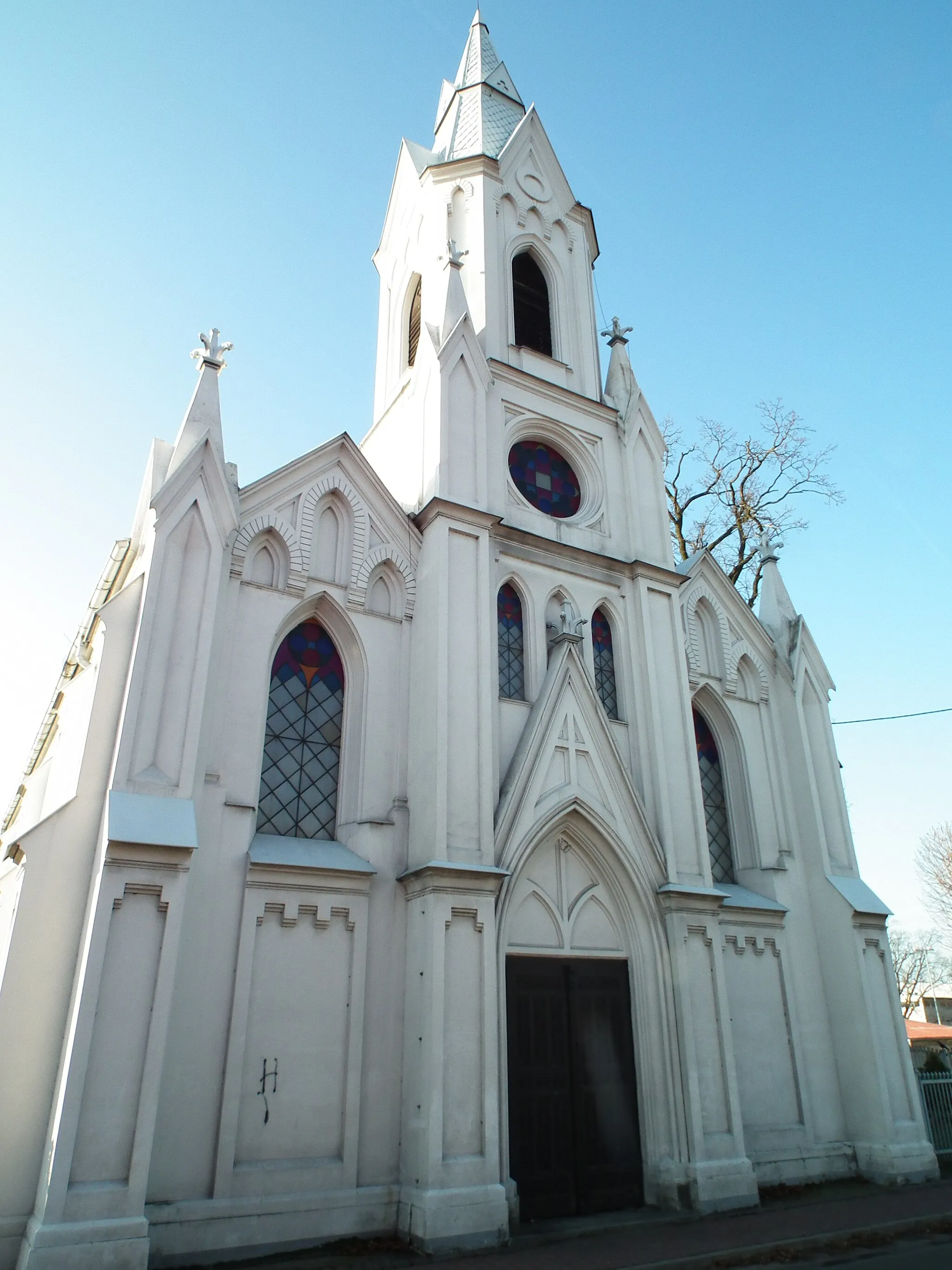 Photo showing: Kościół ewangelicko-augsburski w Dąbiu (obecnie wł. pryw.).