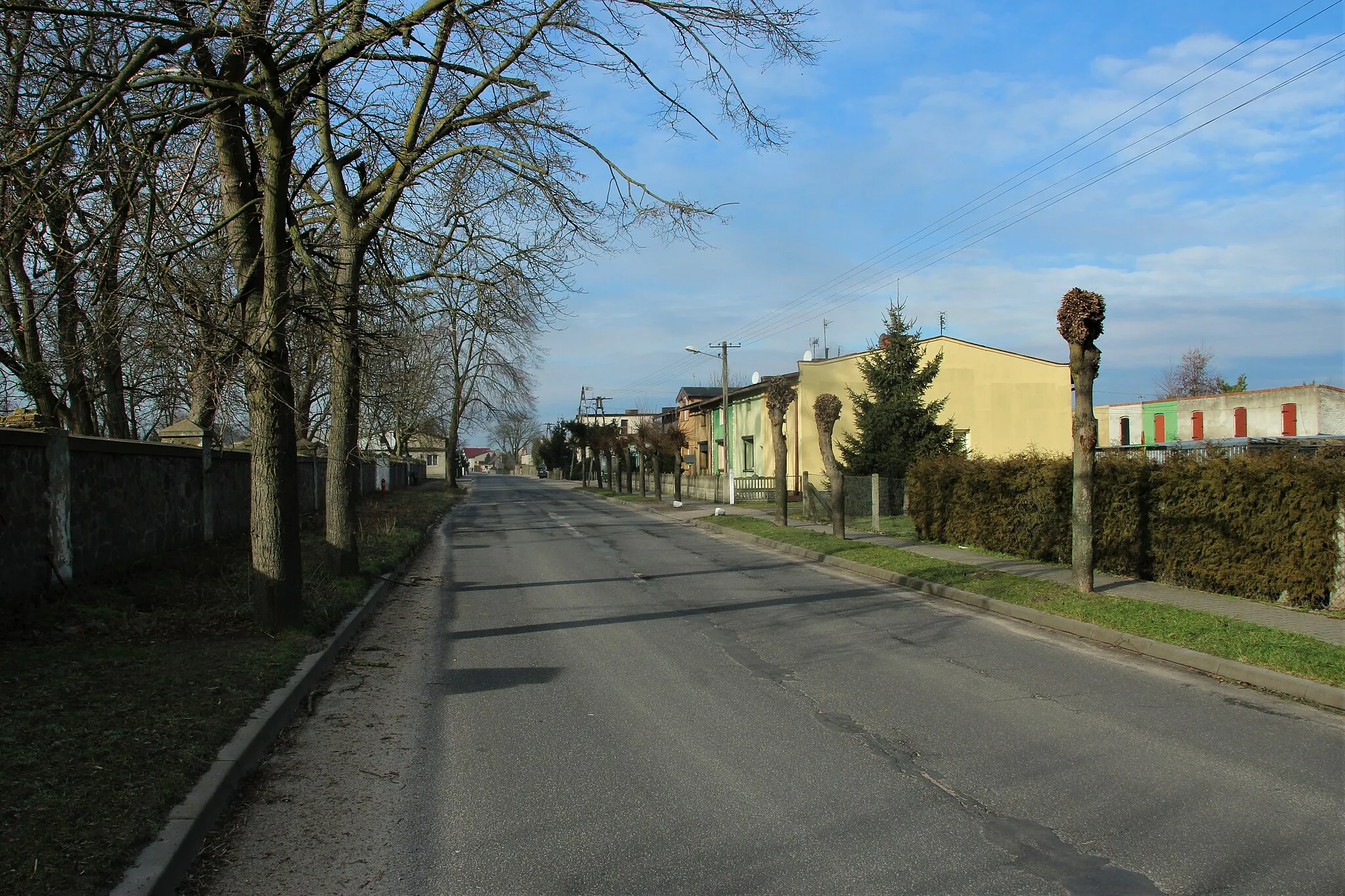 Photo showing: Budynki mieszkalne w miejscowości Brzoza