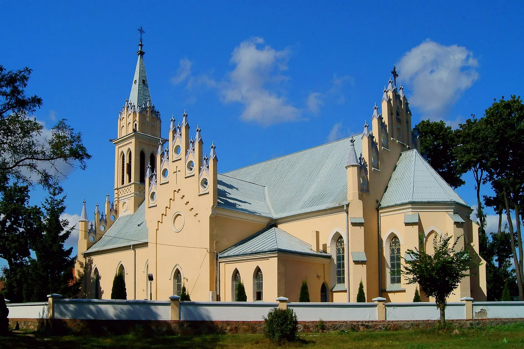 Photo showing: Chodecz - kościół parafialny p.w. św. Dominika, 1849-1850