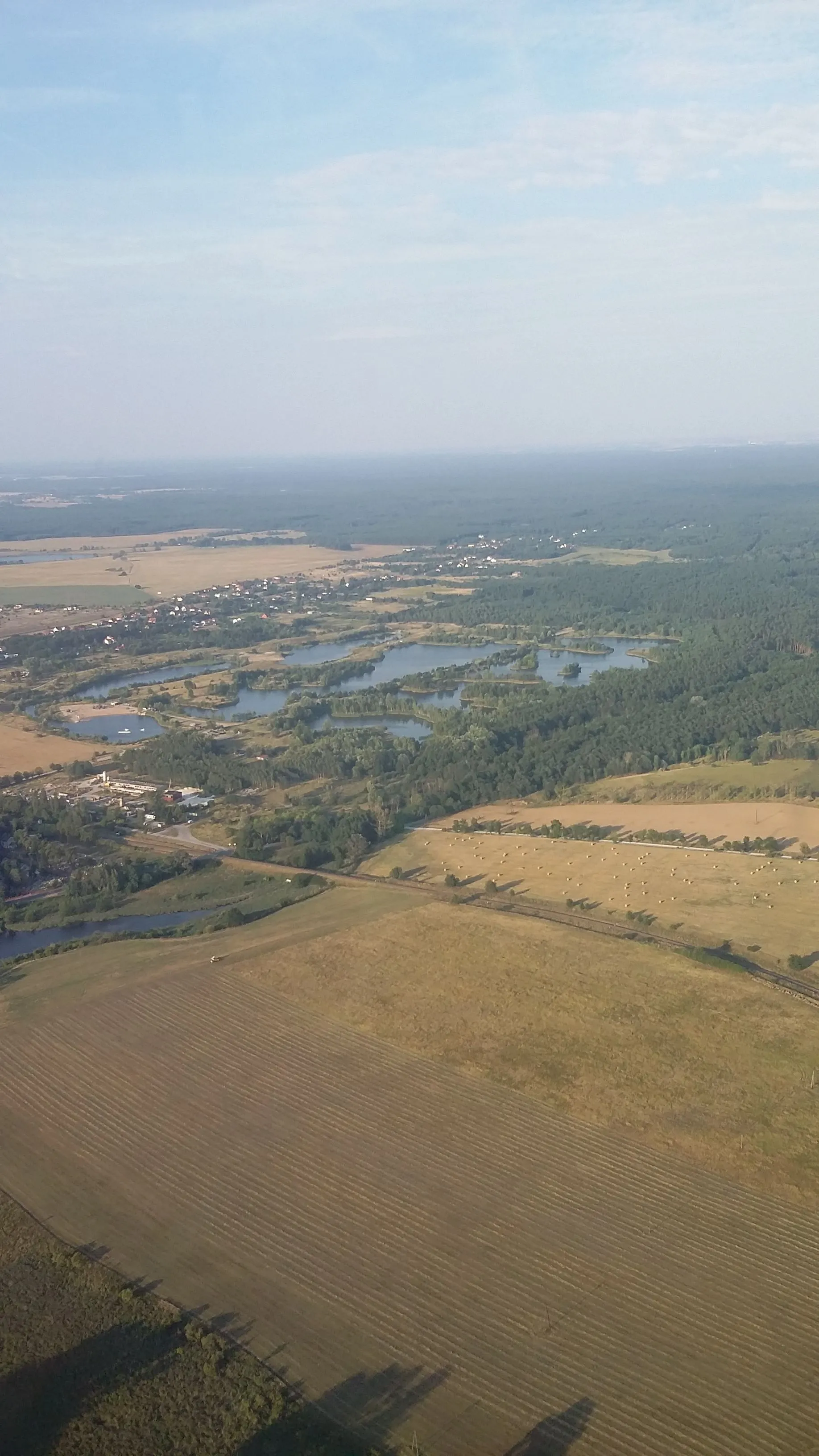 Photo showing: Bolechówko Potasze - aerial view