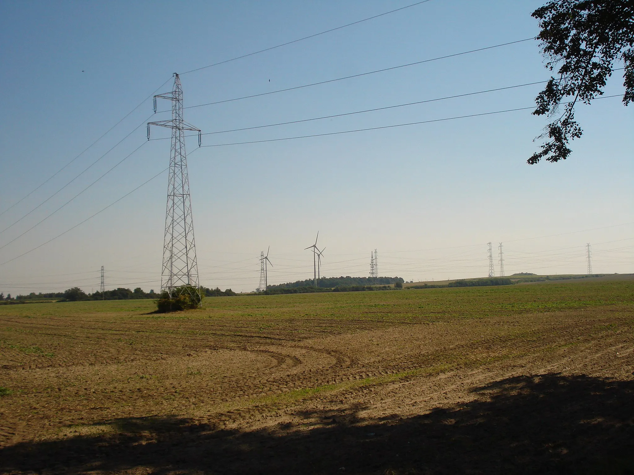 Photo showing: Elektrownie wiatrowe we Wysocku Wielkim