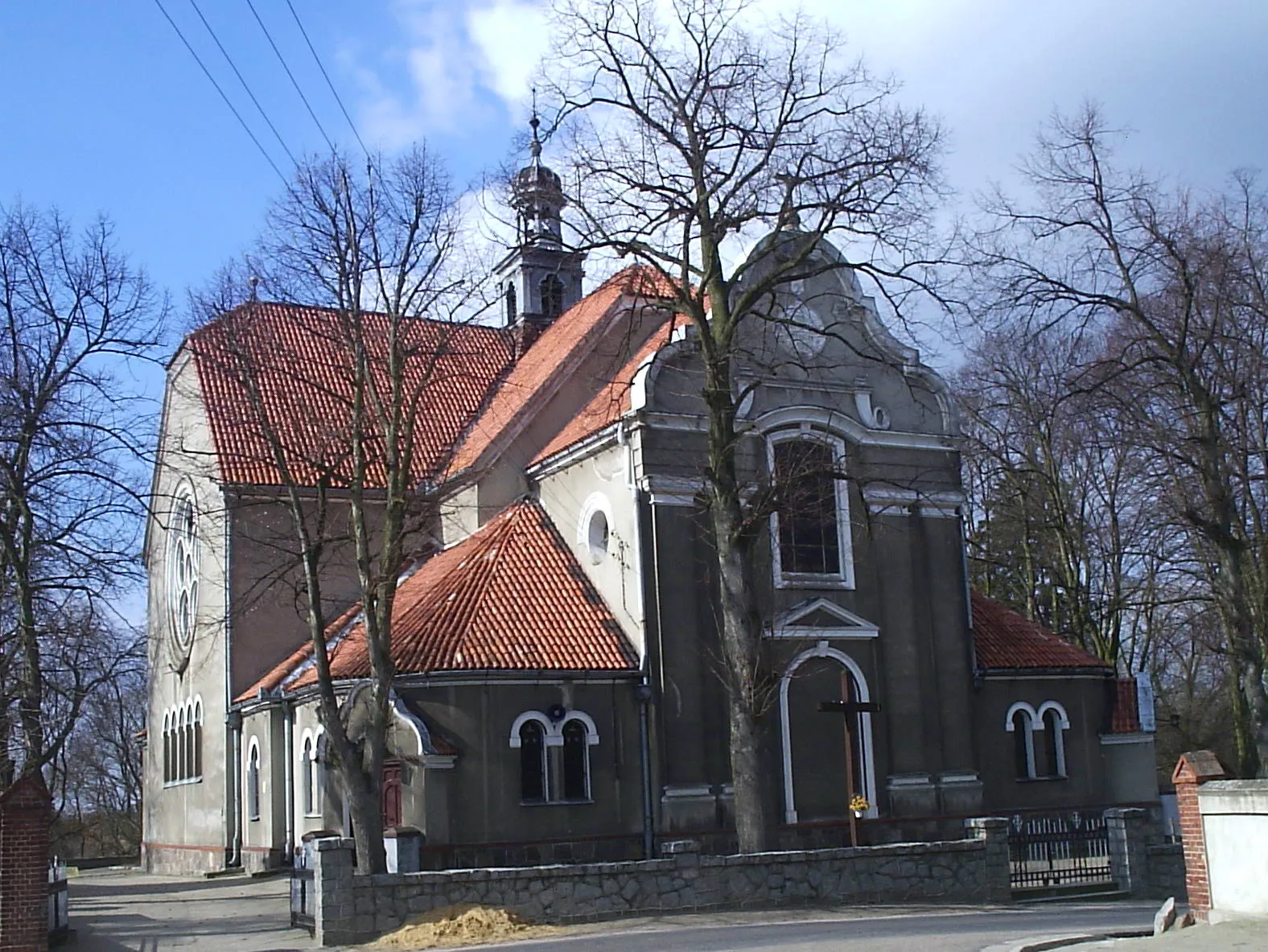 Photo showing: Saint Martin church in Strzelce Wielkie, Poland