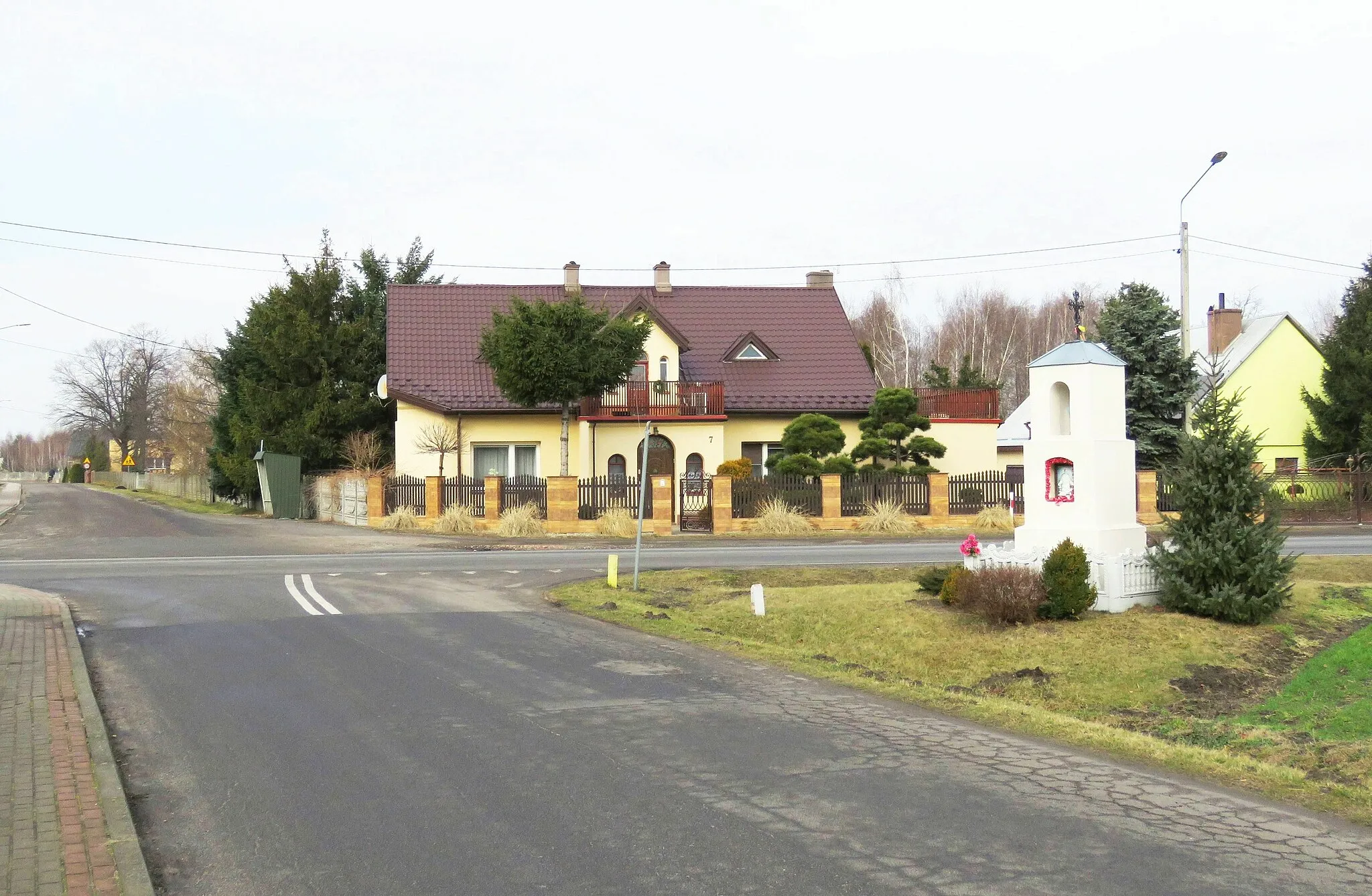 Photo showing: Sobiesęki, centrum miejscowości