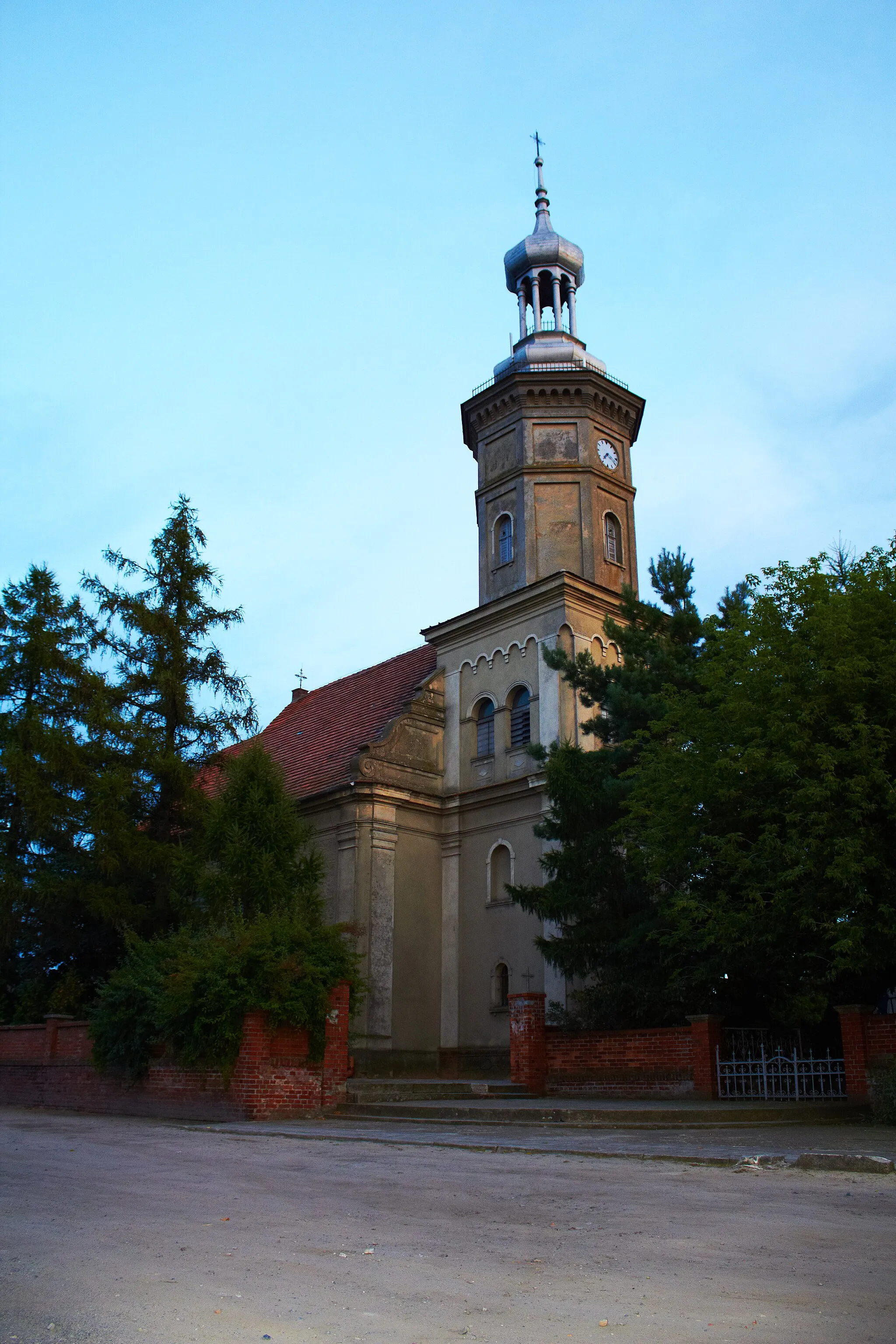 Photo showing: Potarzyca, kościół par. p.w. Podwyższenia Krzyża Św., 1794-1795, 1880