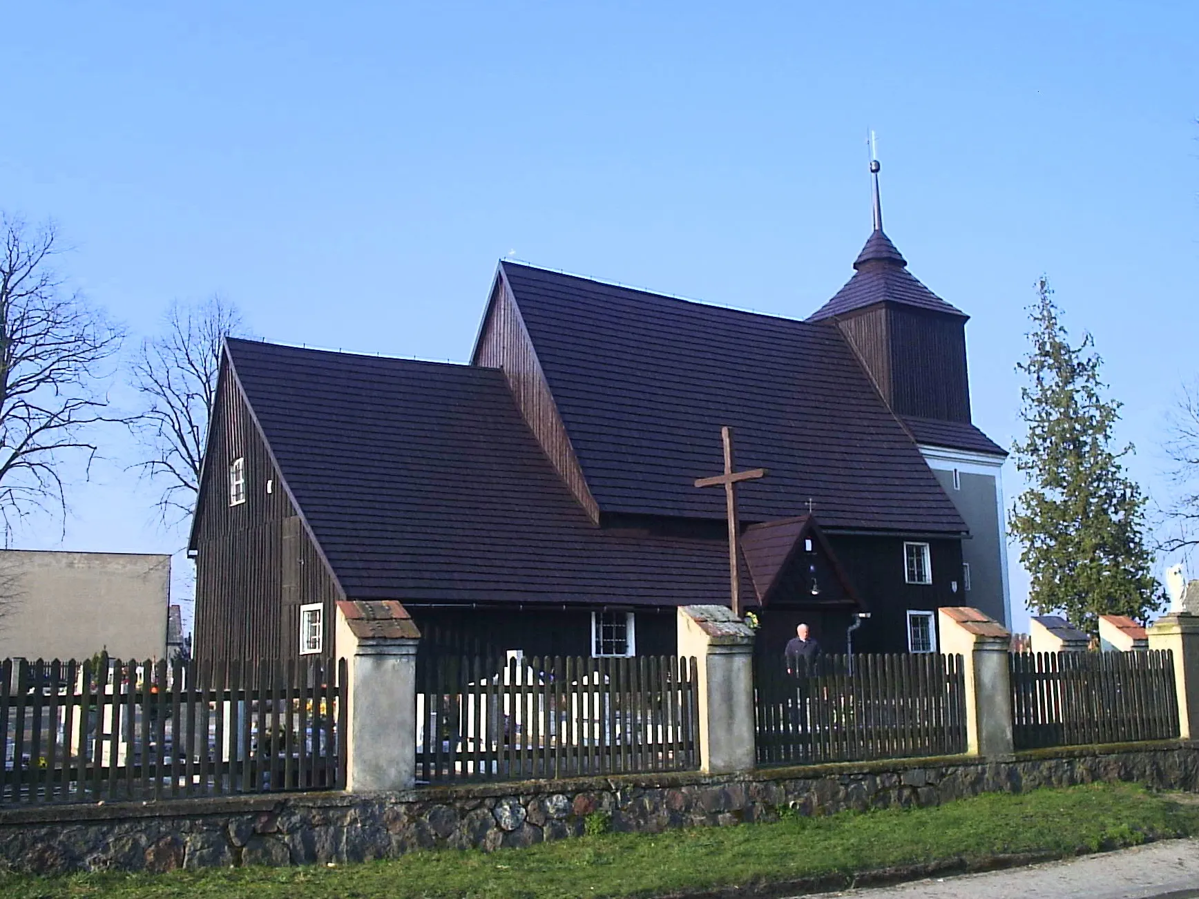 Photo showing: Saint Michael Archangel church in Jezierzyce Kościelne, Poland