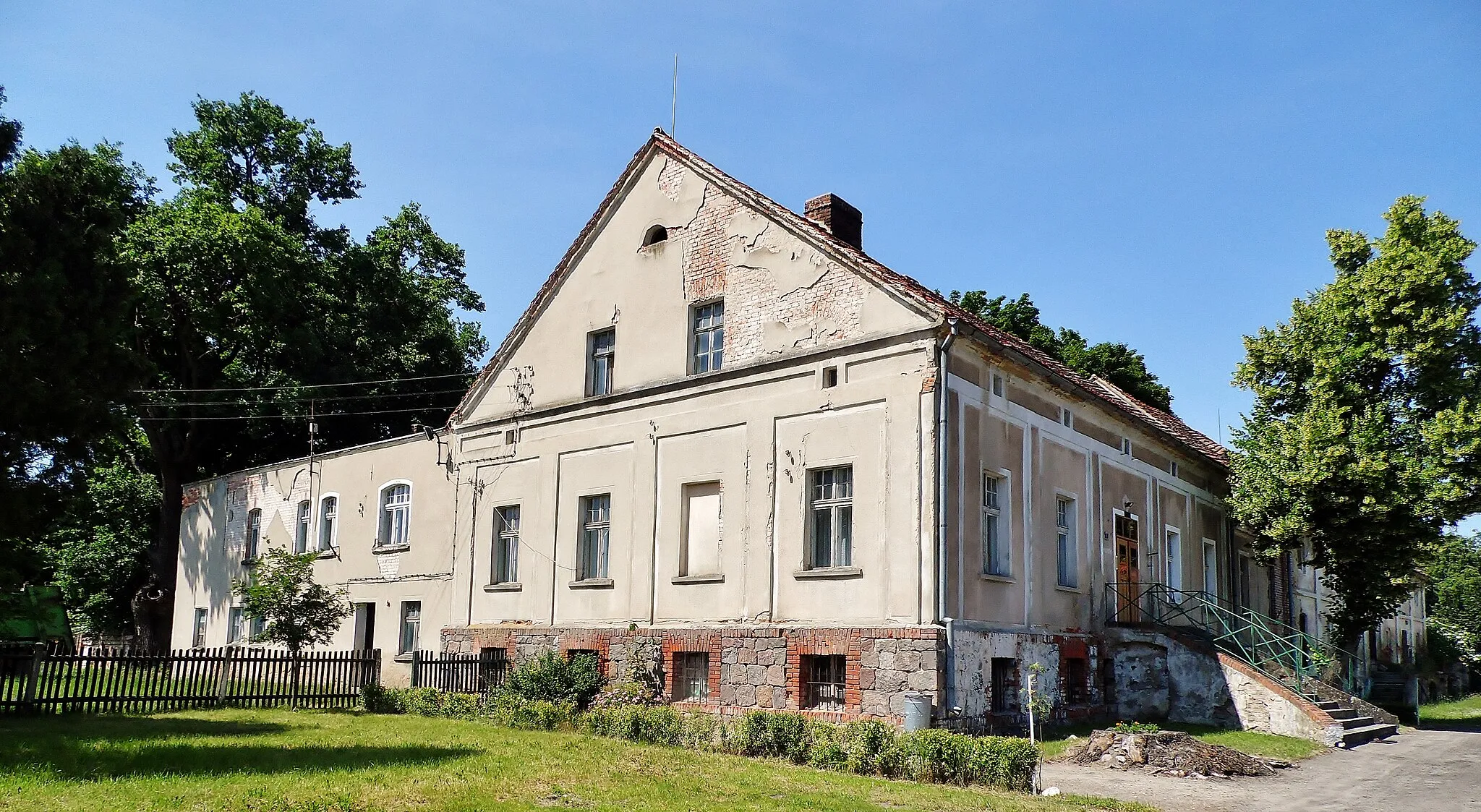 Photo showing: Outbuilding 1855 Gościejewice / municipality Bojanowo / district rawicki / province. Greater Poland / Poland