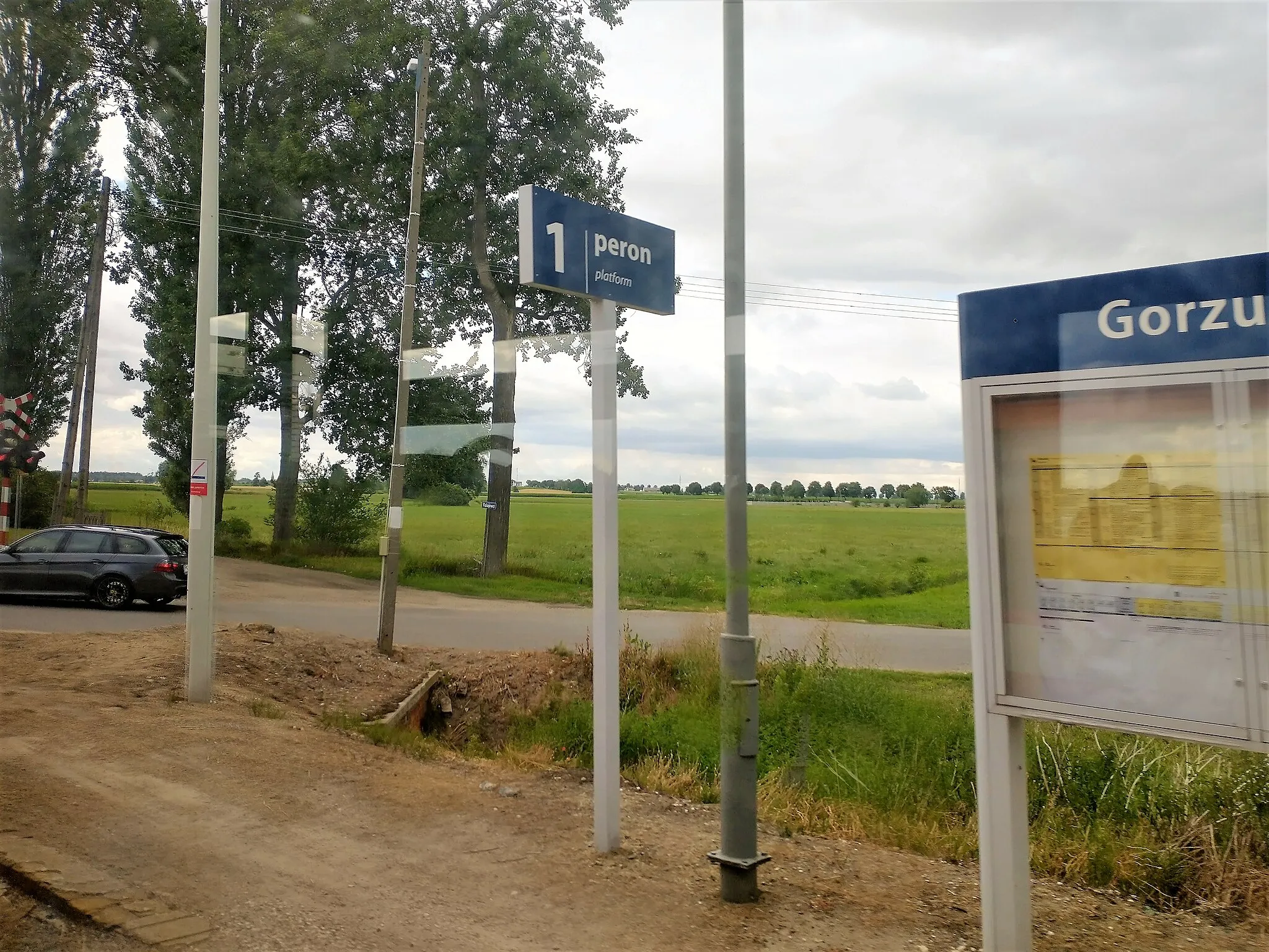 Photo showing: Przystanek kolejowy Gorzupia.
