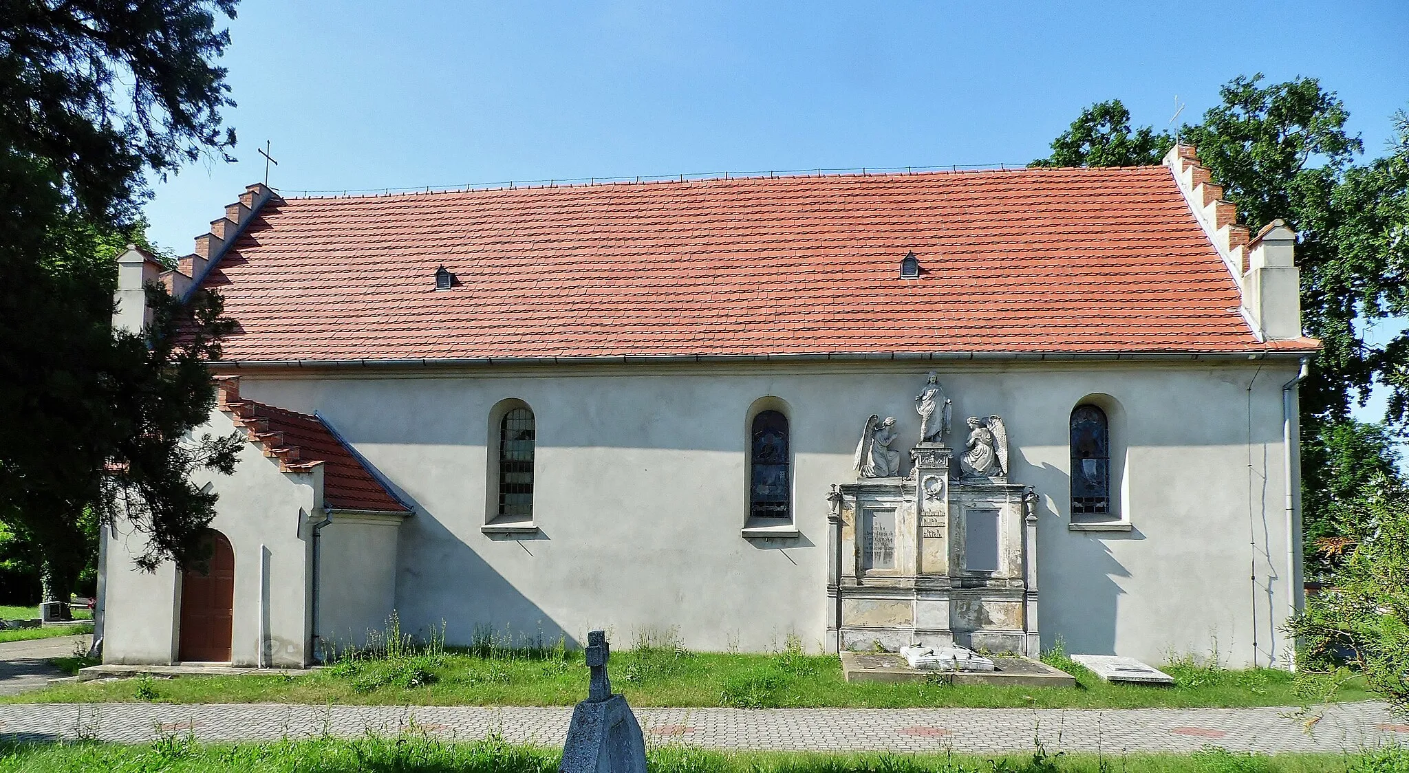 Photo showing: Church fil. pw. St. Michael the Archangel from 1667, 1825, (p. pd.) Gołaszyn / municipality Bojanowo / rawicki district / province. Greater Poland / Poland