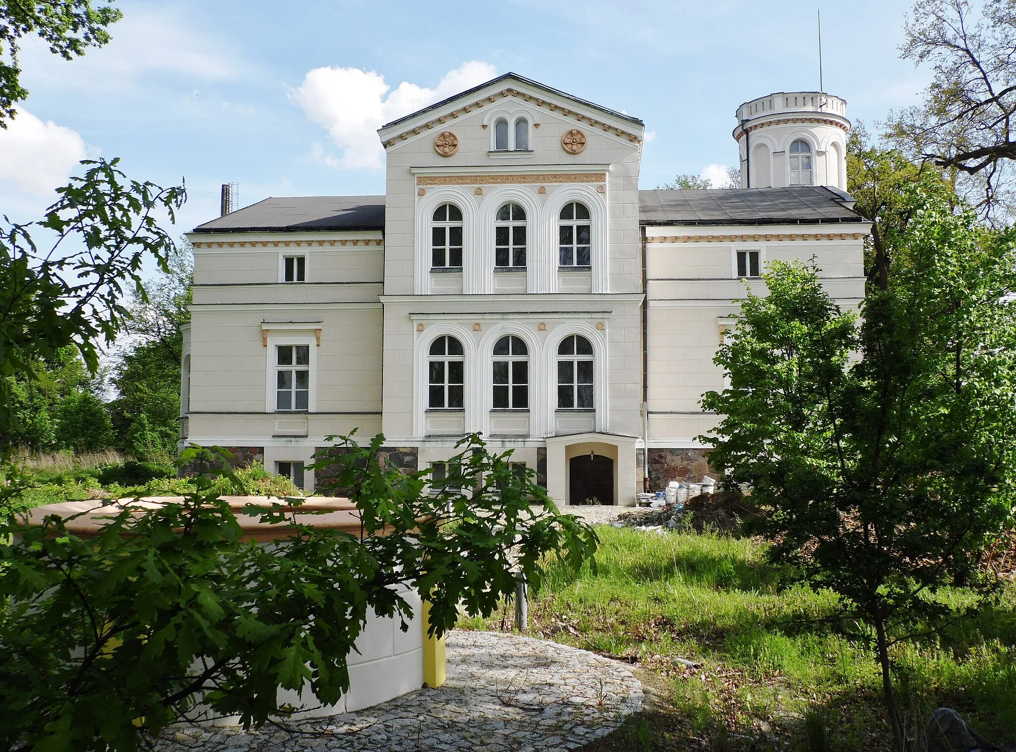 Photo showing: Palace of the second half of the nineteenth century (p. Mon.) Dobramyśl / area. Leszno / province. Greater Poland / Poland
