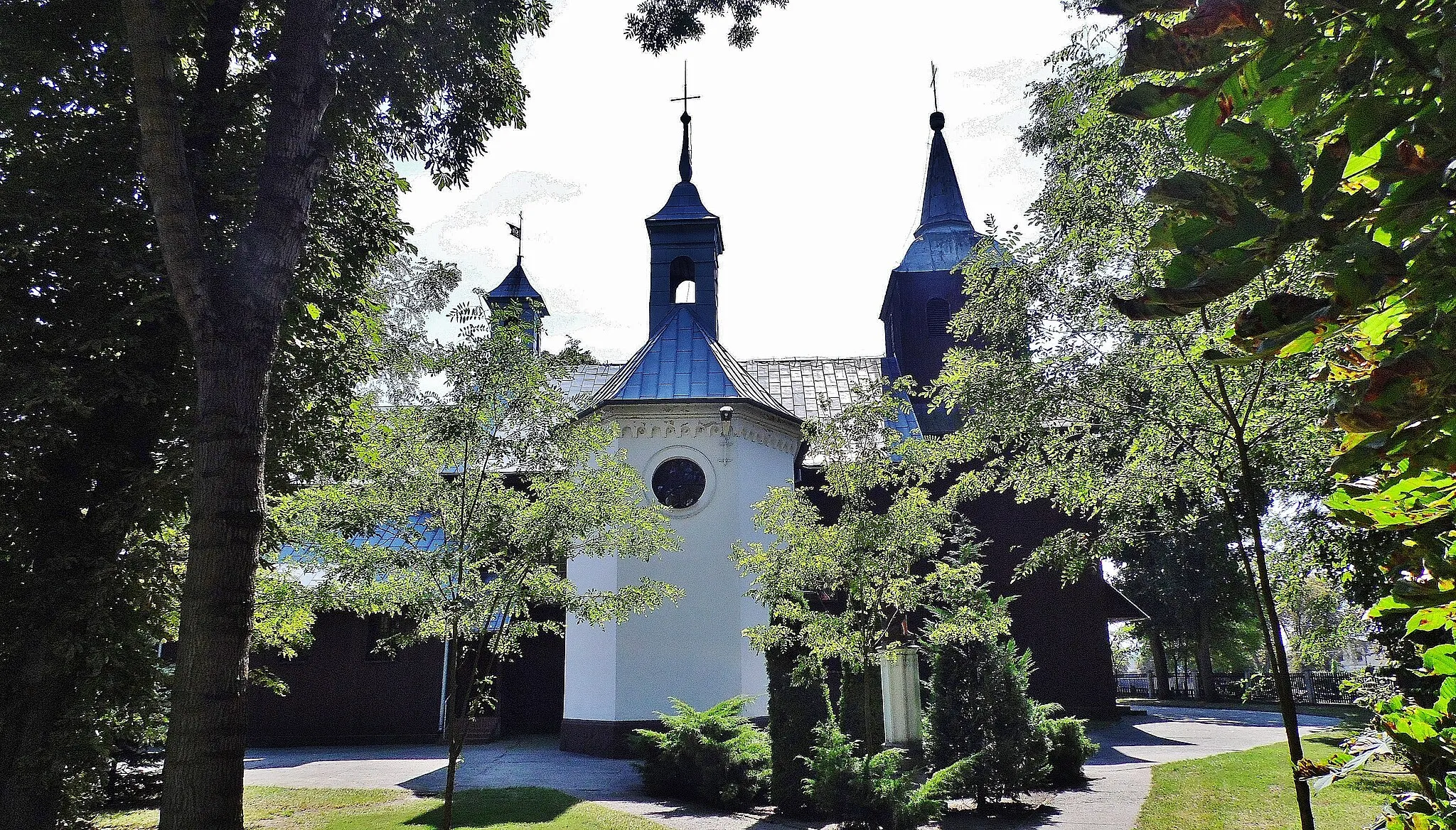 Photo showing: Parish Church. St. Luke the Evangelist of the second the mid-seventeenth century Świerczyna / Leszno district / province. Greater Poland / Poland