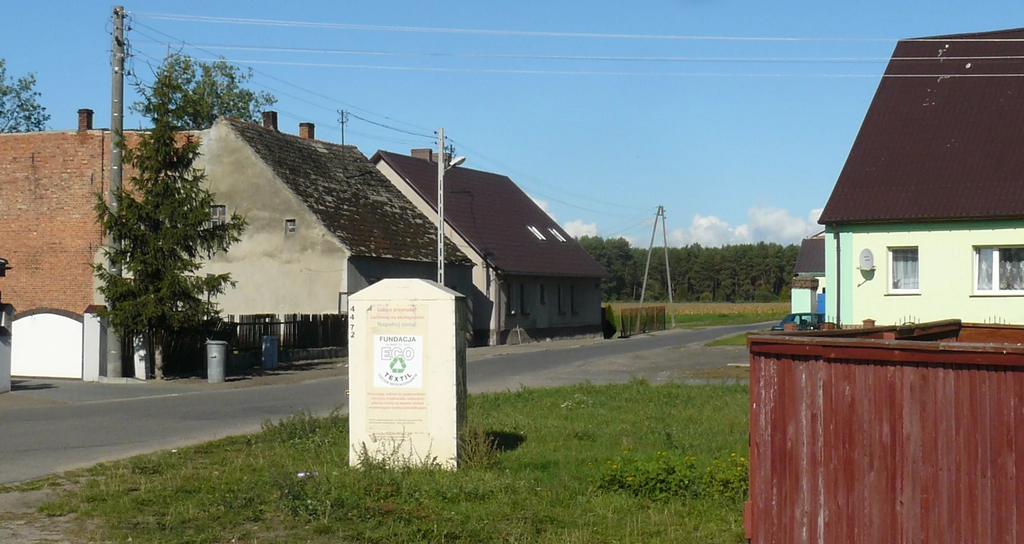 Photo showing: Tłukawy - centrum wsi.