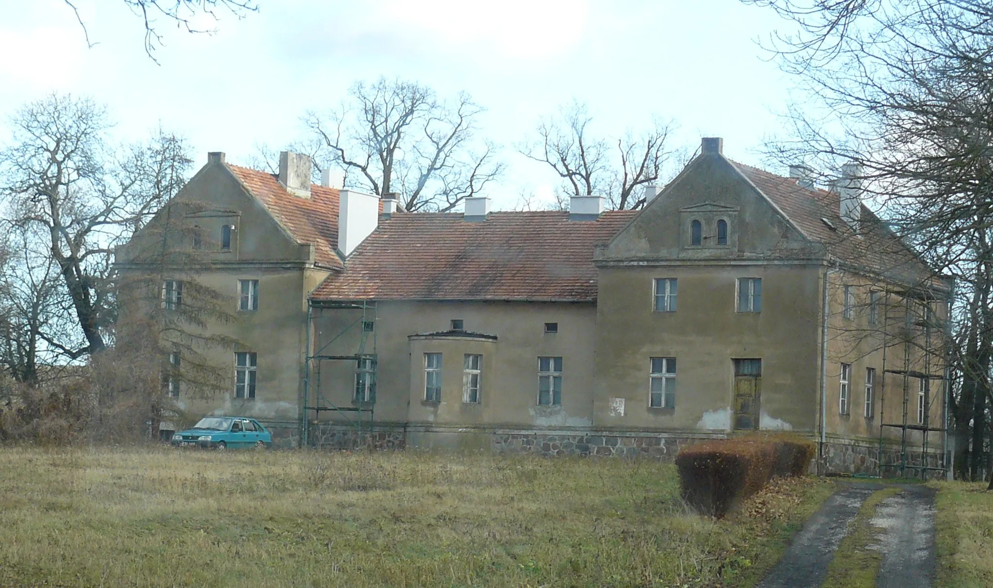 Photo showing: Myszki, manor house.